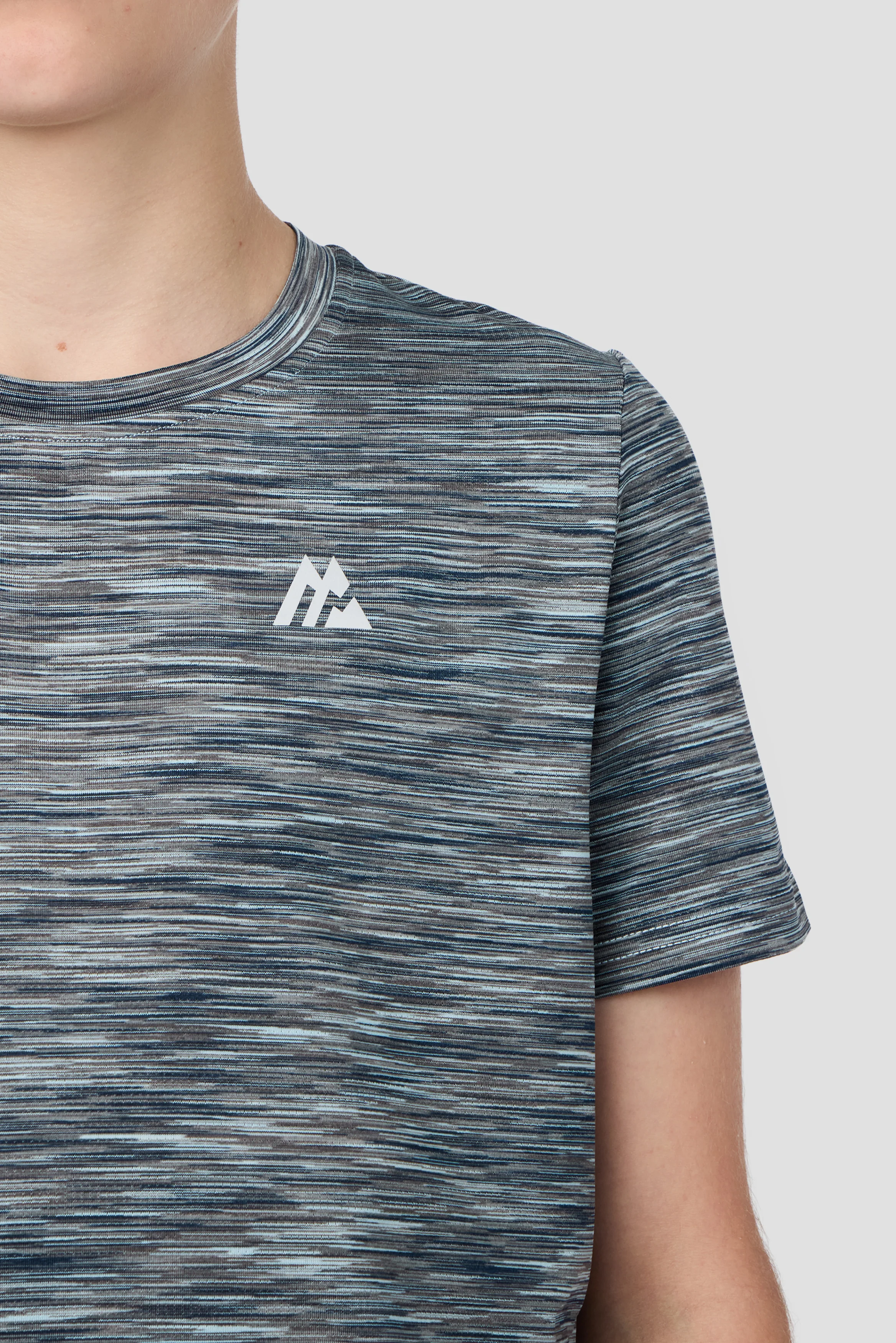 Boys Trail T-Shirt - Navy/Blue/Grey - Image 5