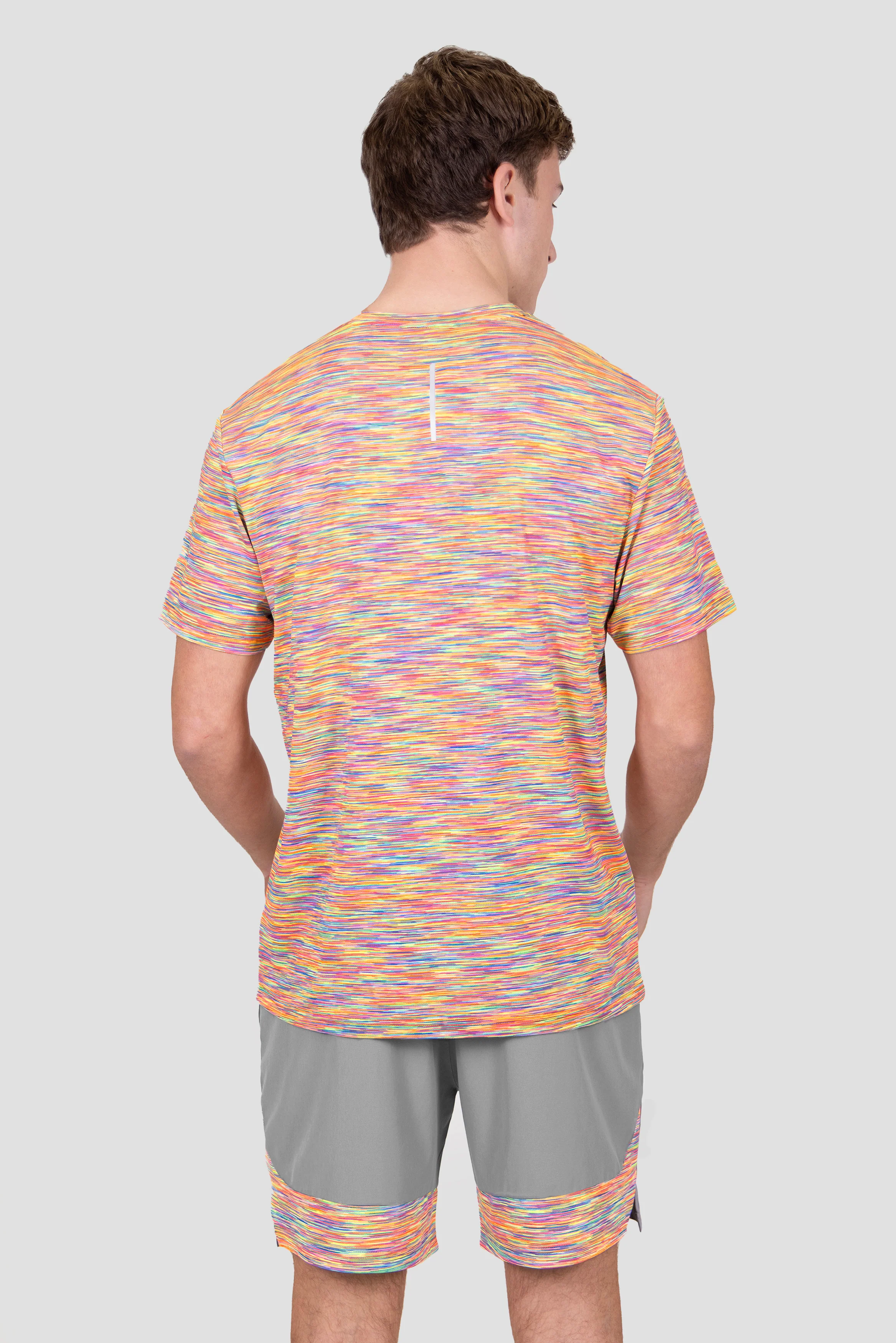 Trail T-Shirt - Blue/Pink/Orange - Image 2