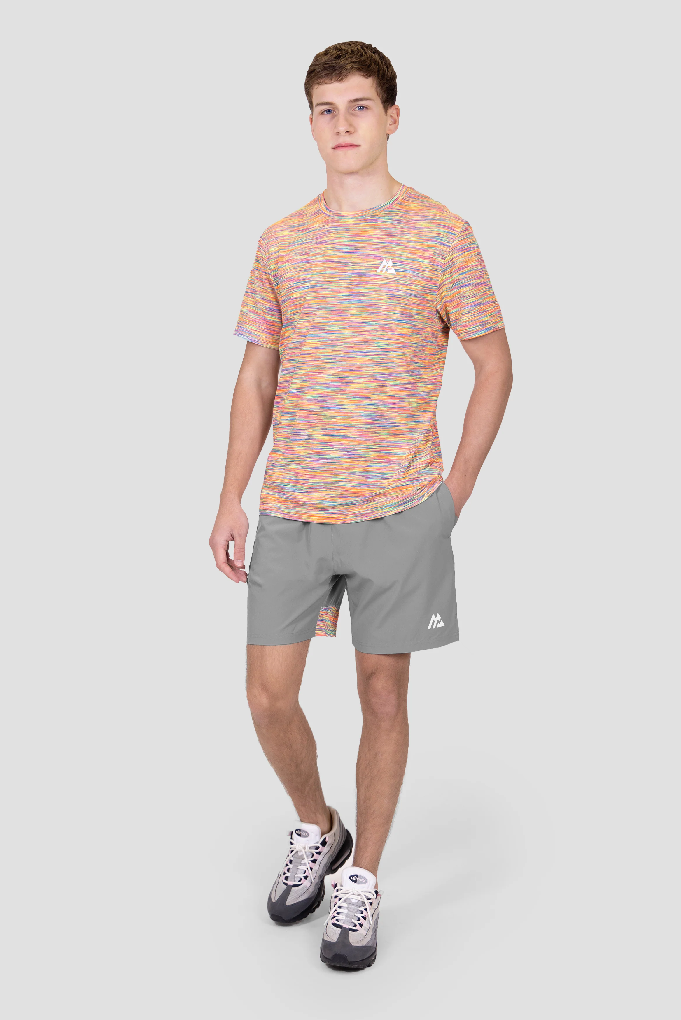 Trail T-Shirt - Blue/Pink/Orange - Image 3