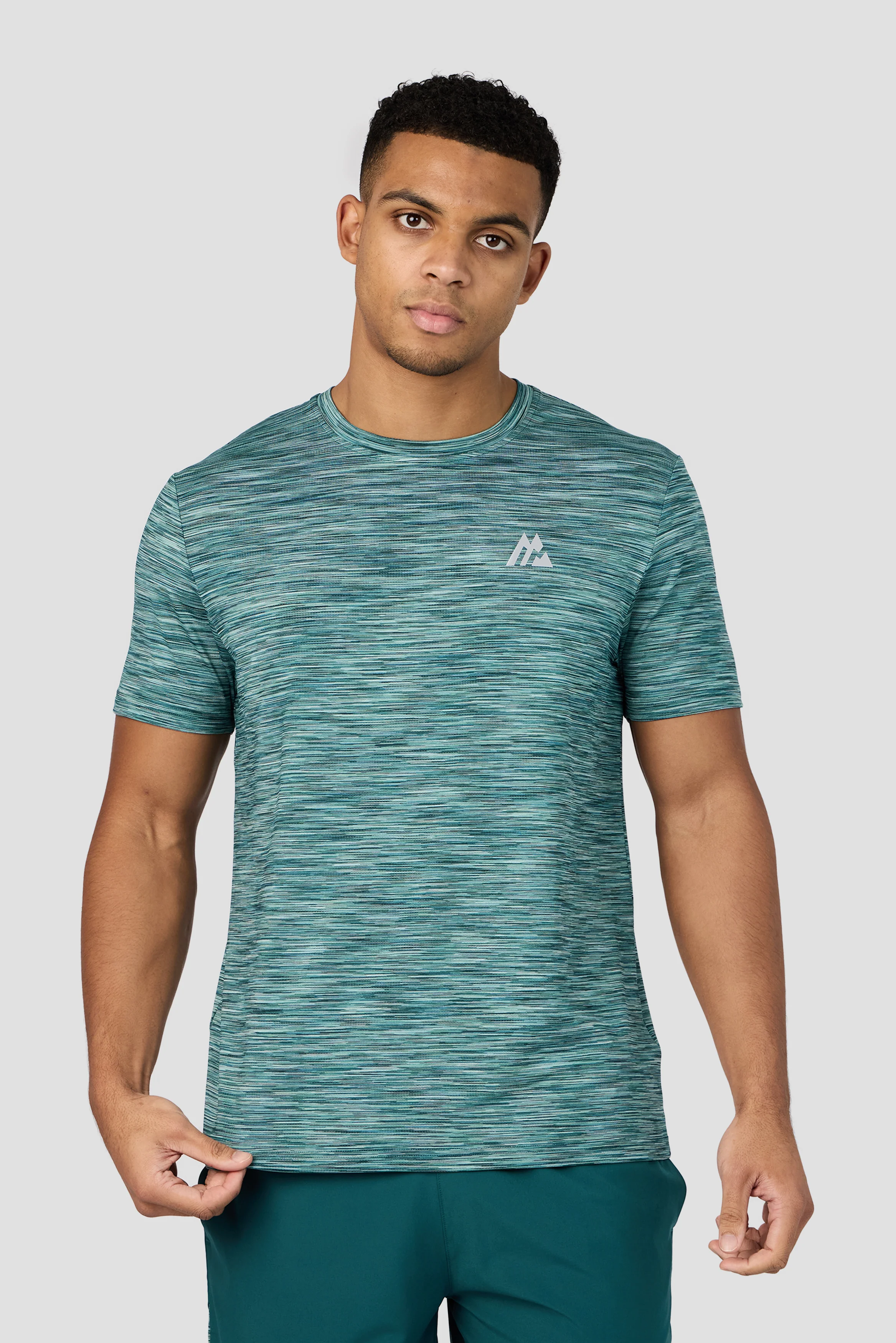 Trail T-Shirt - Light Teal Multi