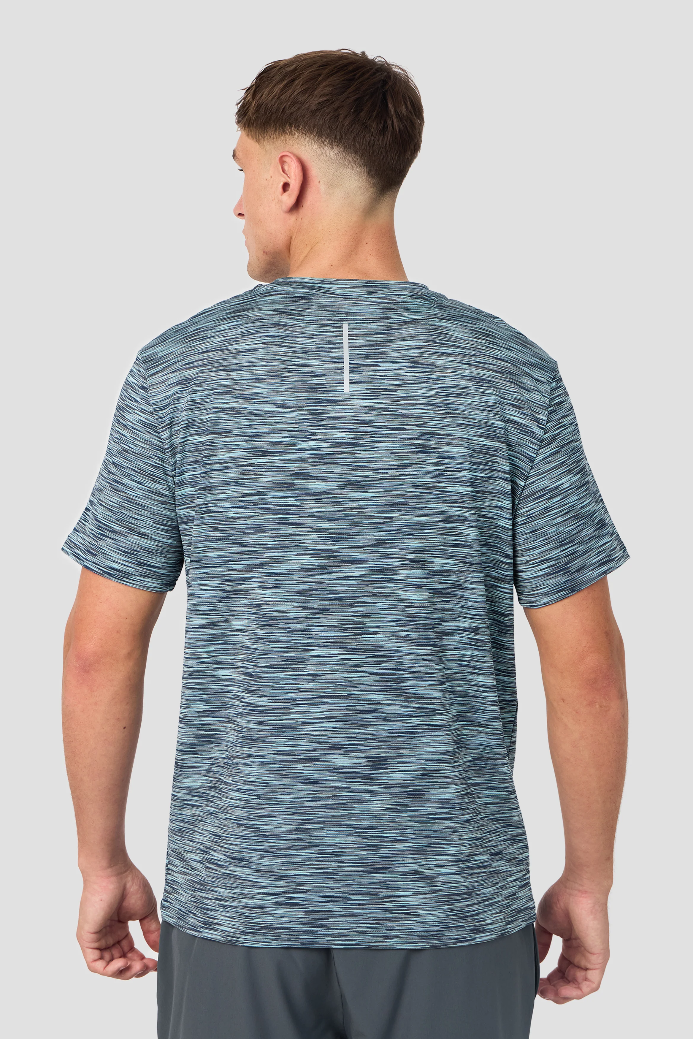 Trail T-Shirt - Grey/Blue/Navy - Image 2