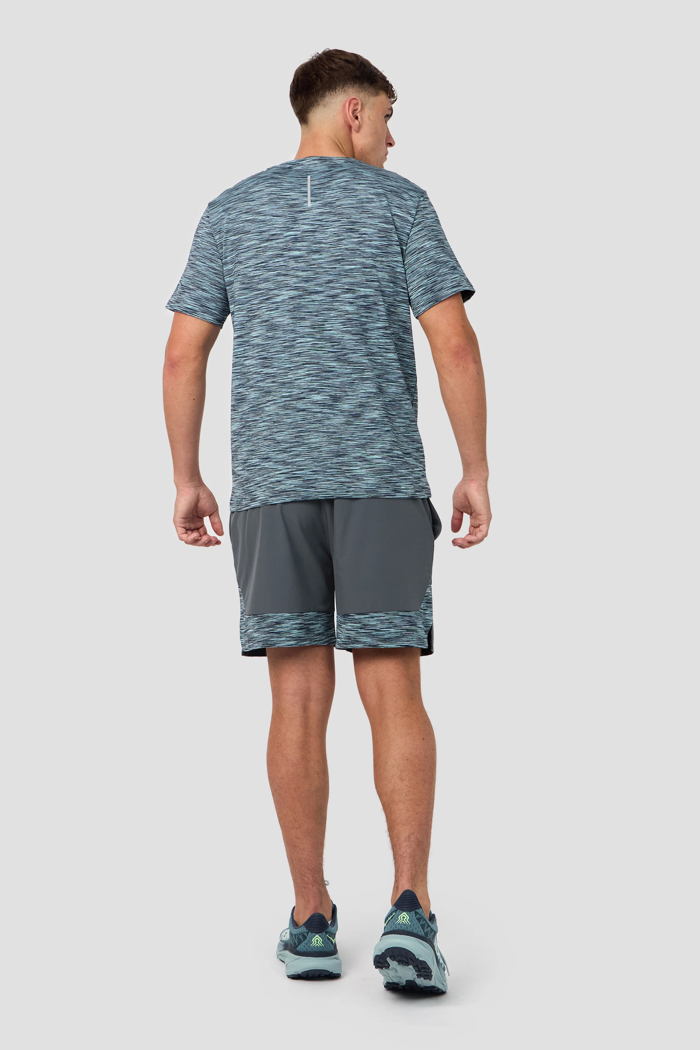 Trail T-Shirt - Grey/Blue/Navy - Image 4