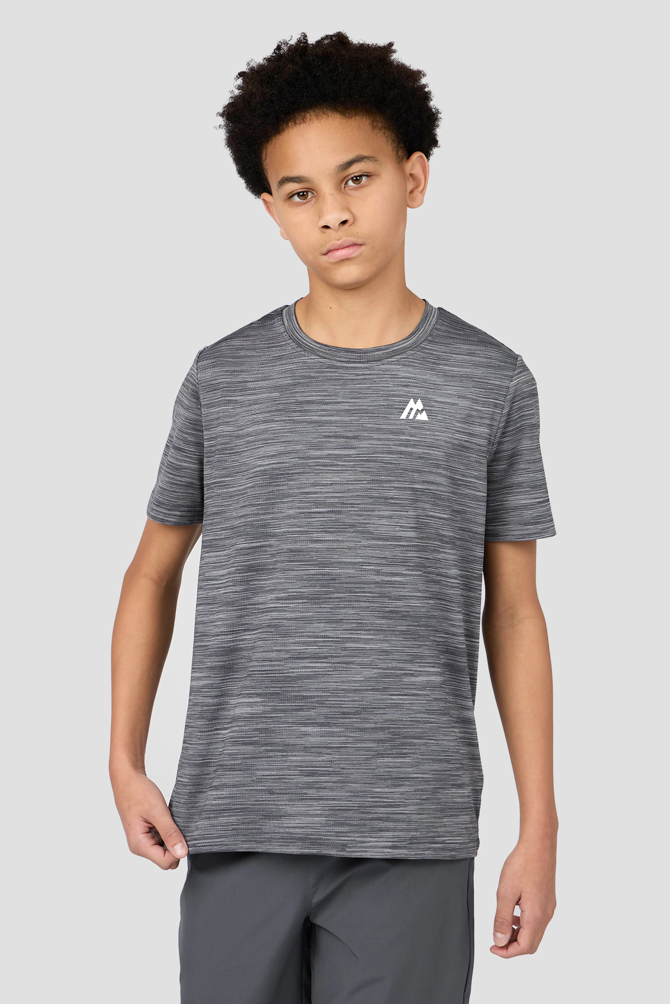 Boys Trail T-Shirt - Slate Grey Multi