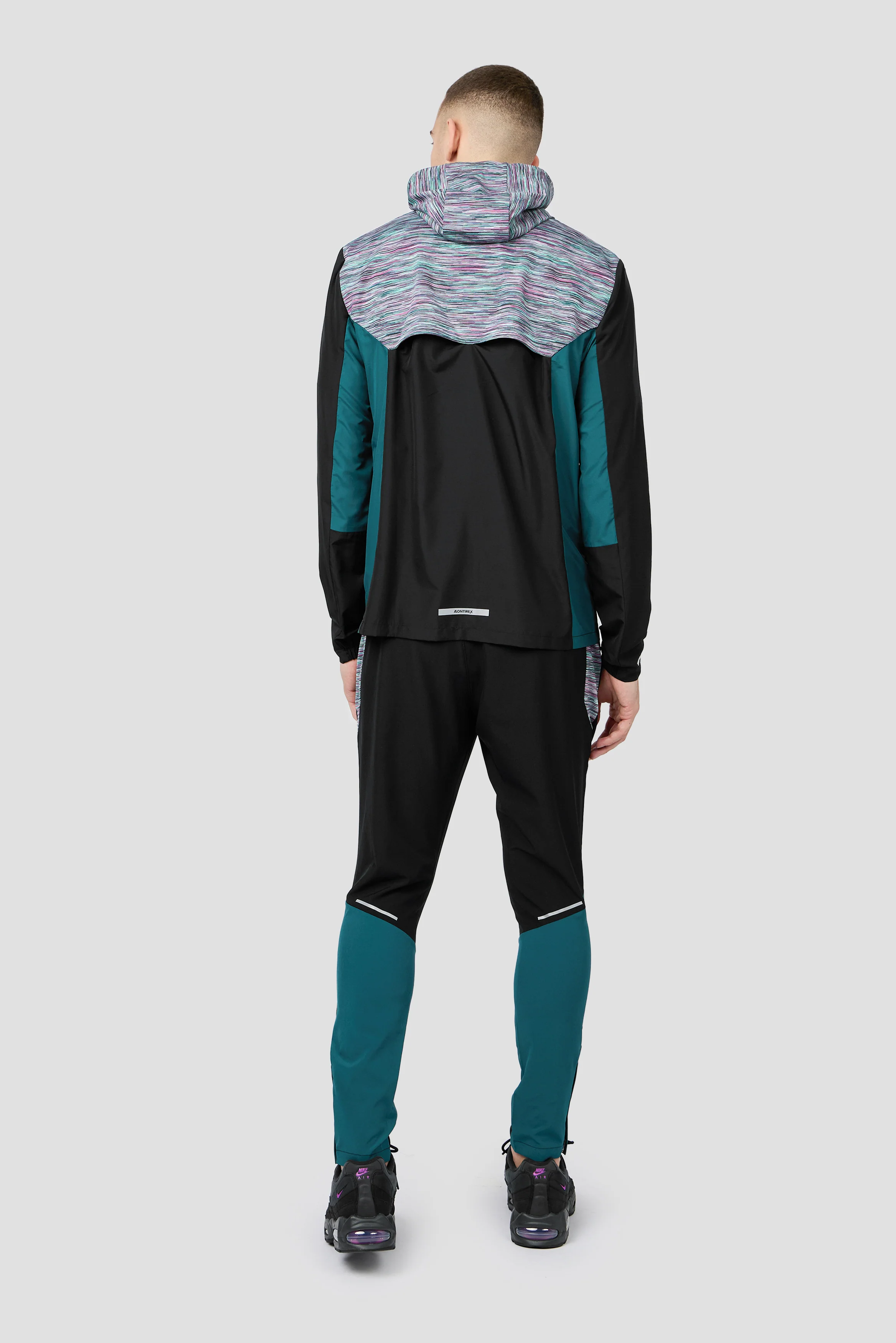 Trail Windbreaker - Black/Teal/Pink/White - Image 4