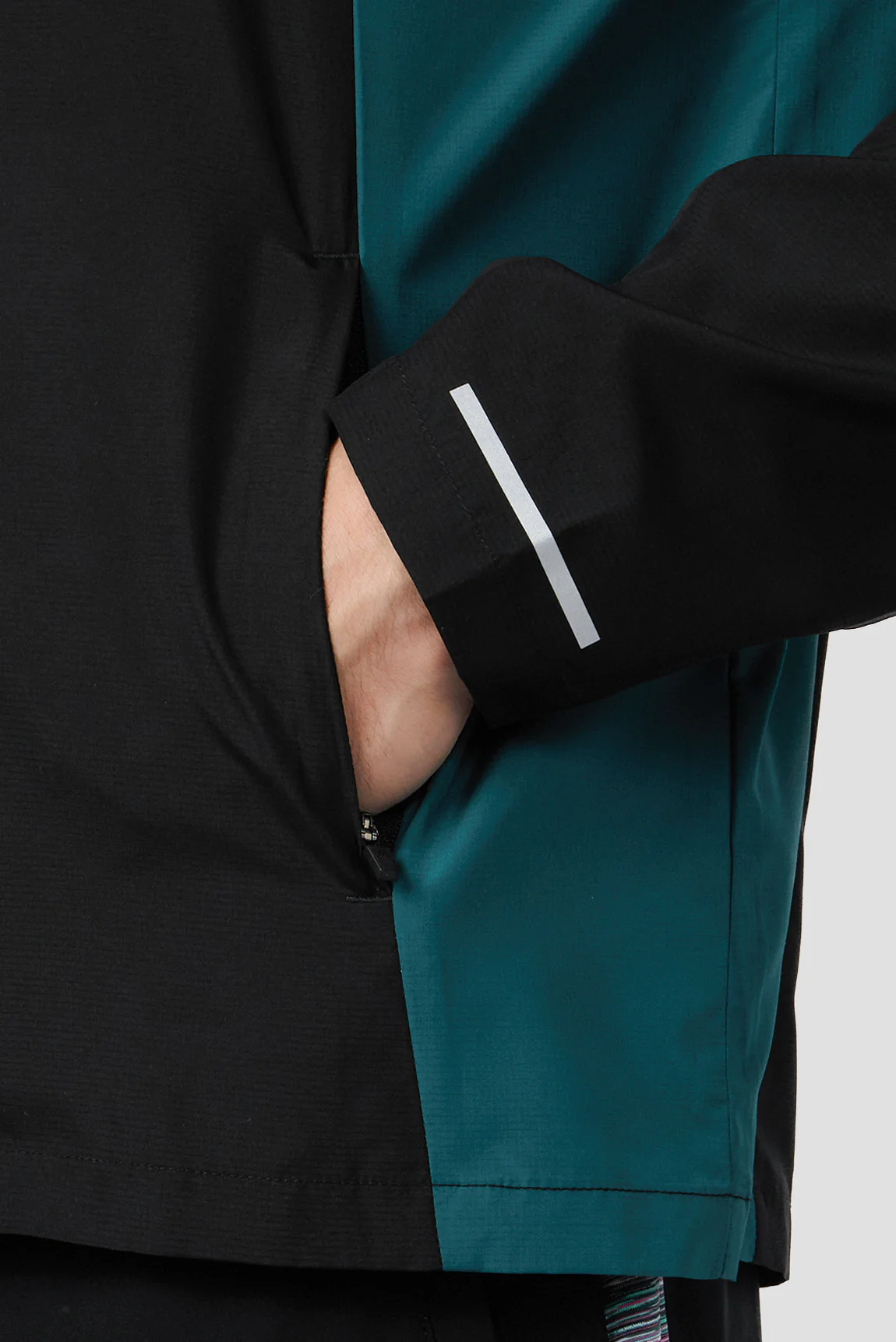 Trail Windbreaker - Black/Teal/Pink/White - Image 8