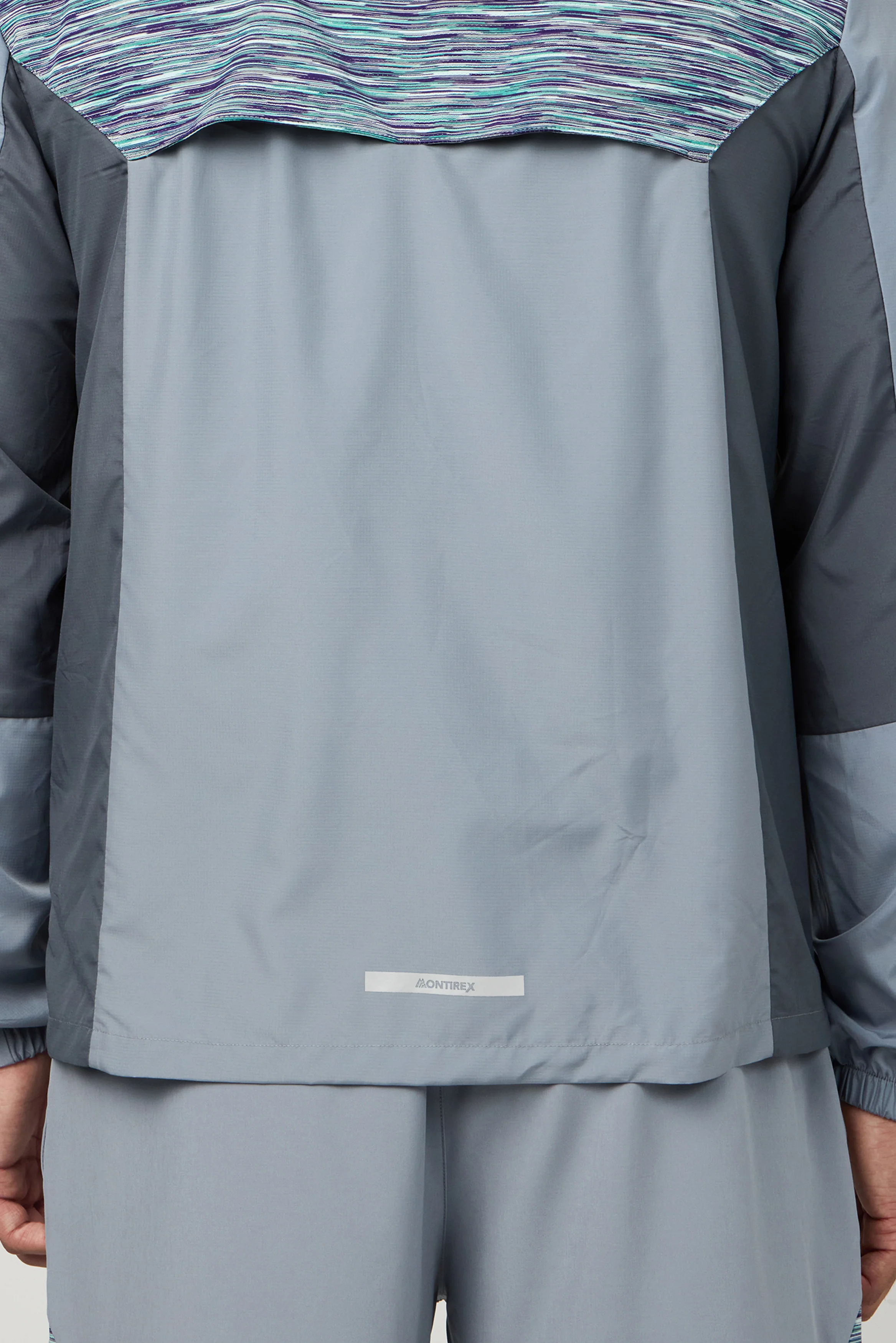 Trail Windbreaker - Grey/Green/Purple - Image 8