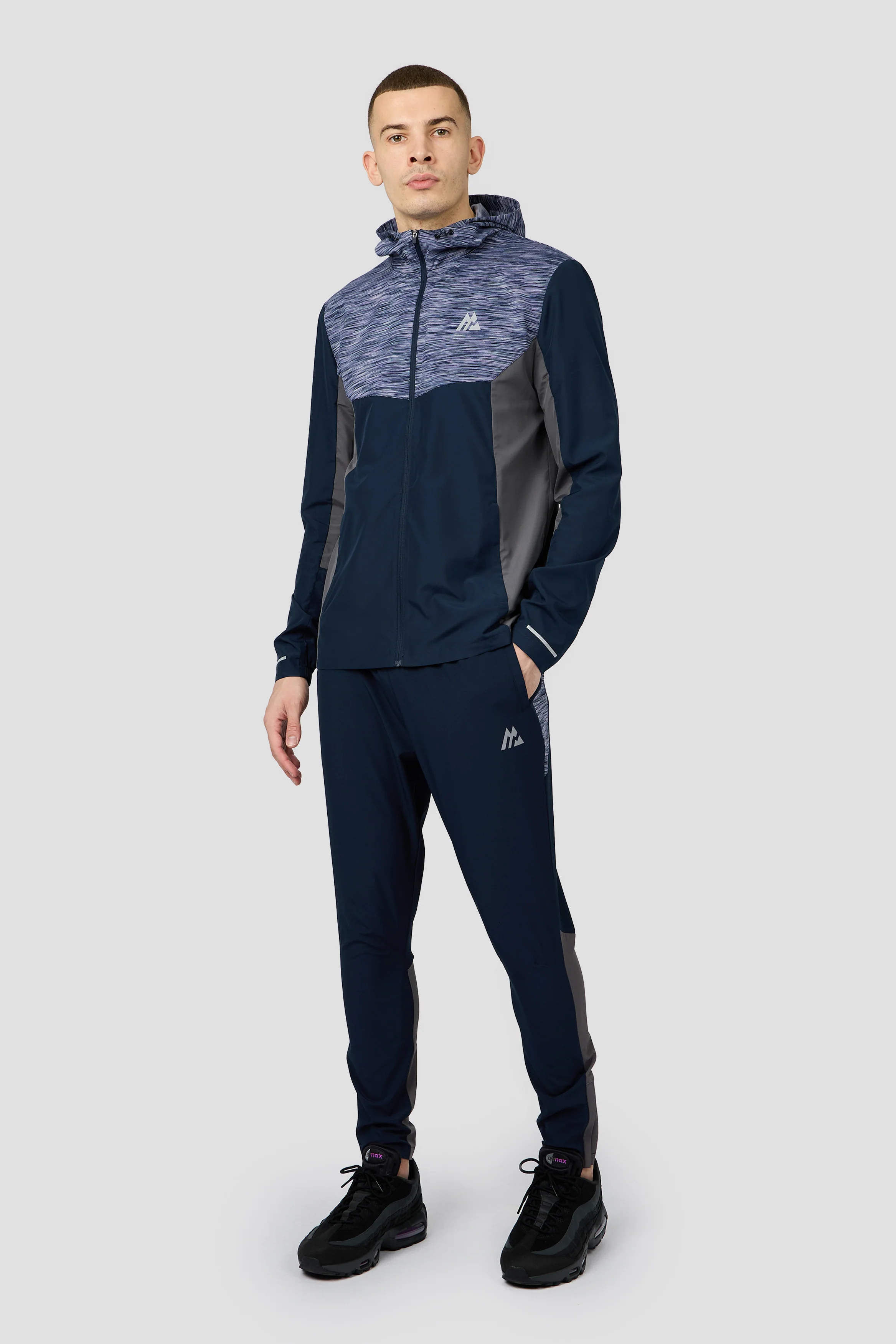 Trail Windbreaker - Navy/Grey/Purple Multi - Image 7