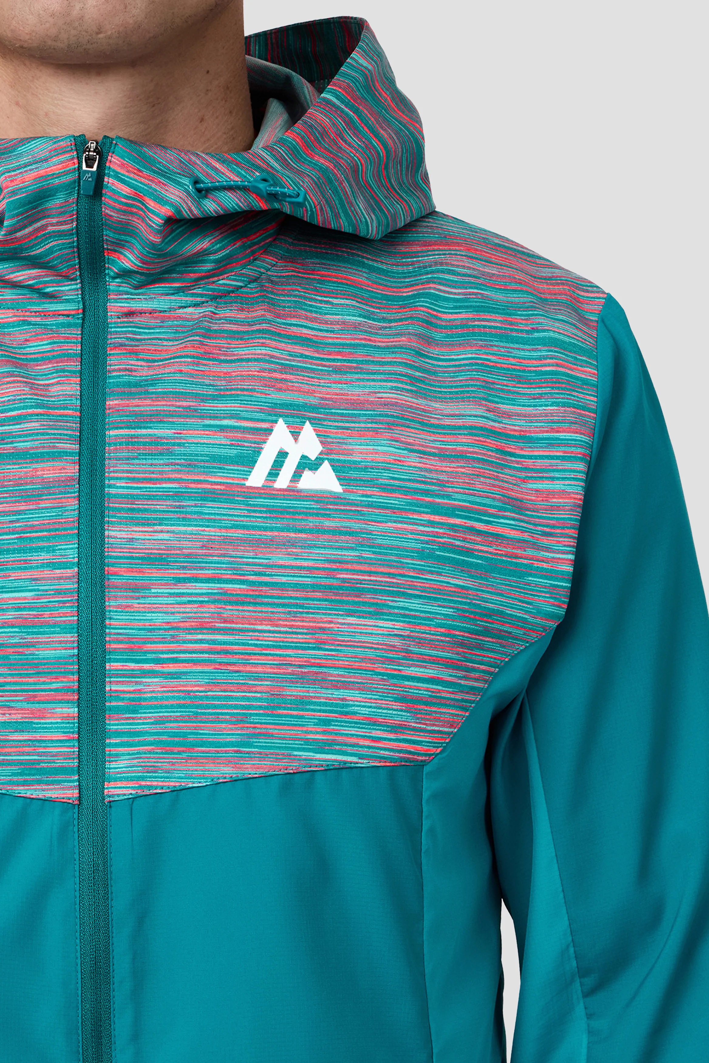 Trail Windbreaker - Teal/Pink - Image 6