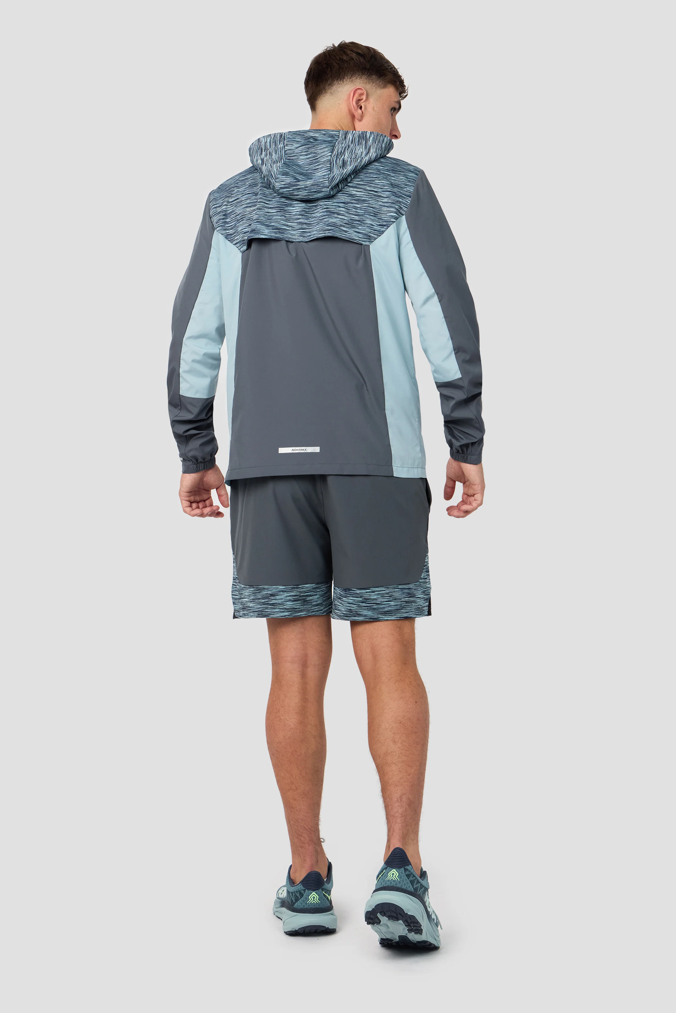 Trail Windbreaker - Grey/Blue/Navy - Image 4