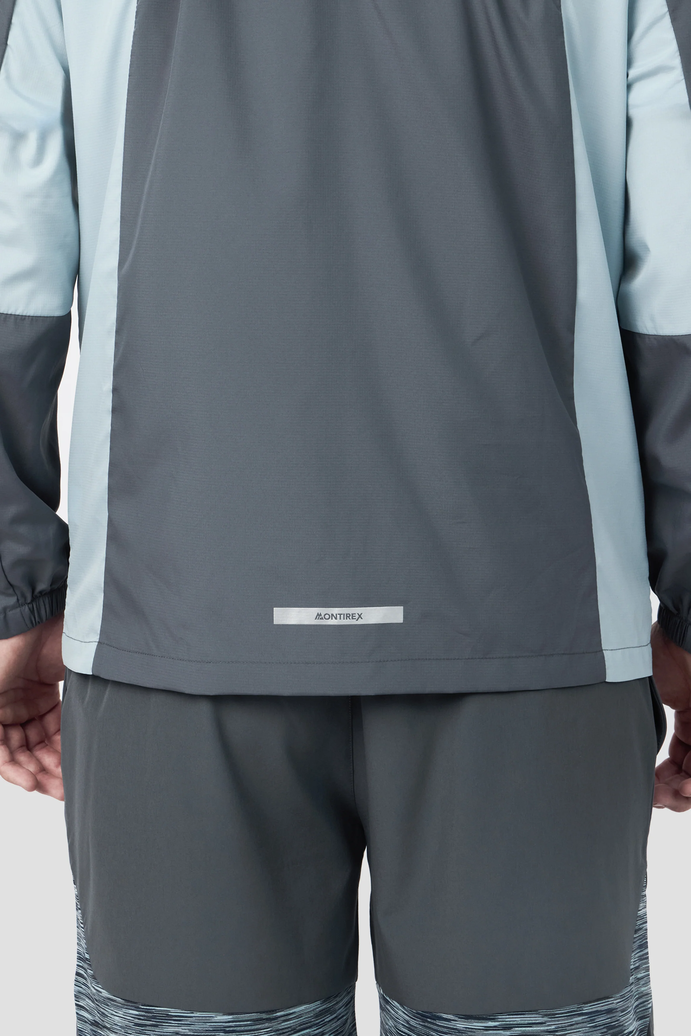 Trail Windbreaker - Grey/Blue/Navy - Image 7
