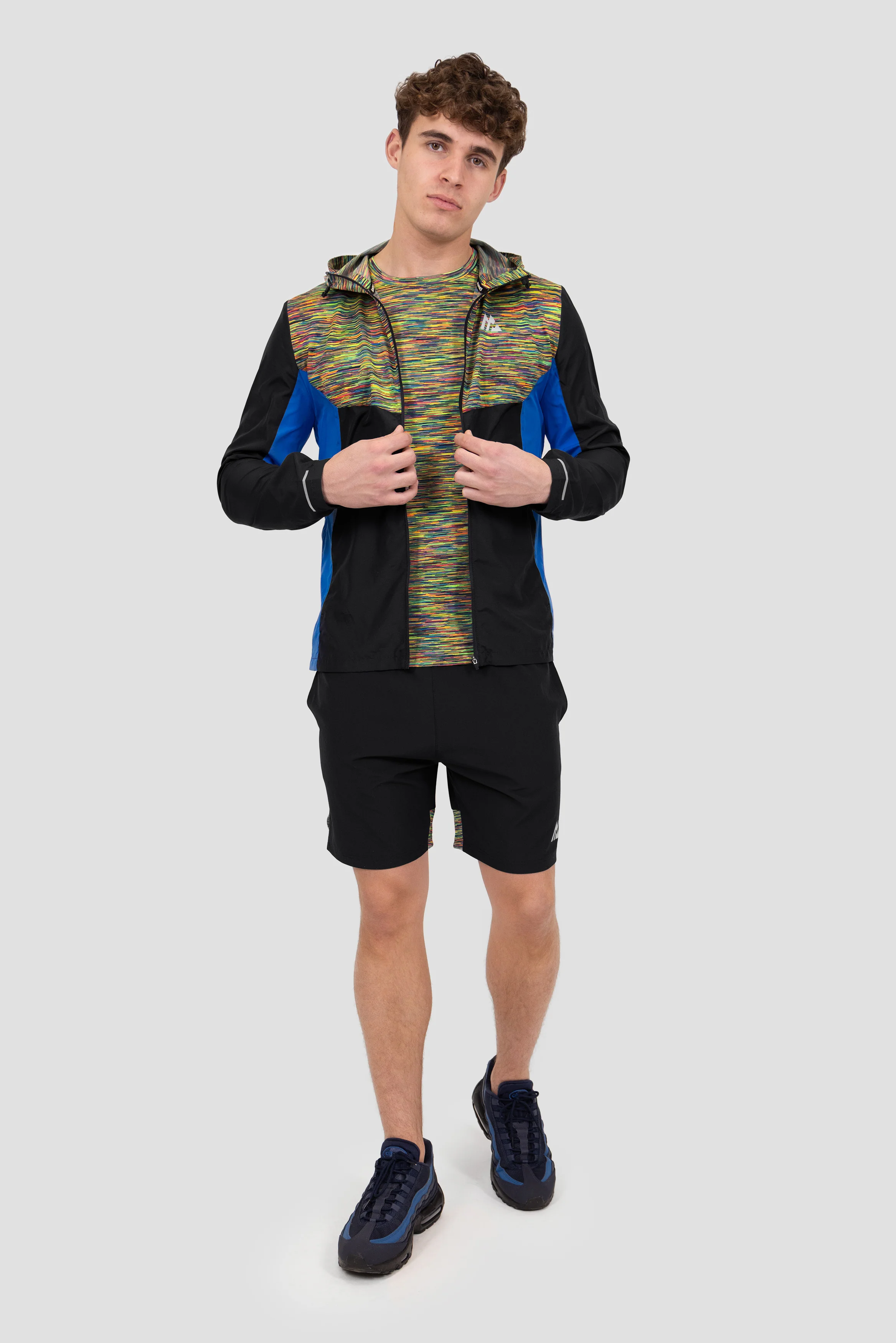 Trail Windbreaker - Blue/Pink/Yellow - Image 3