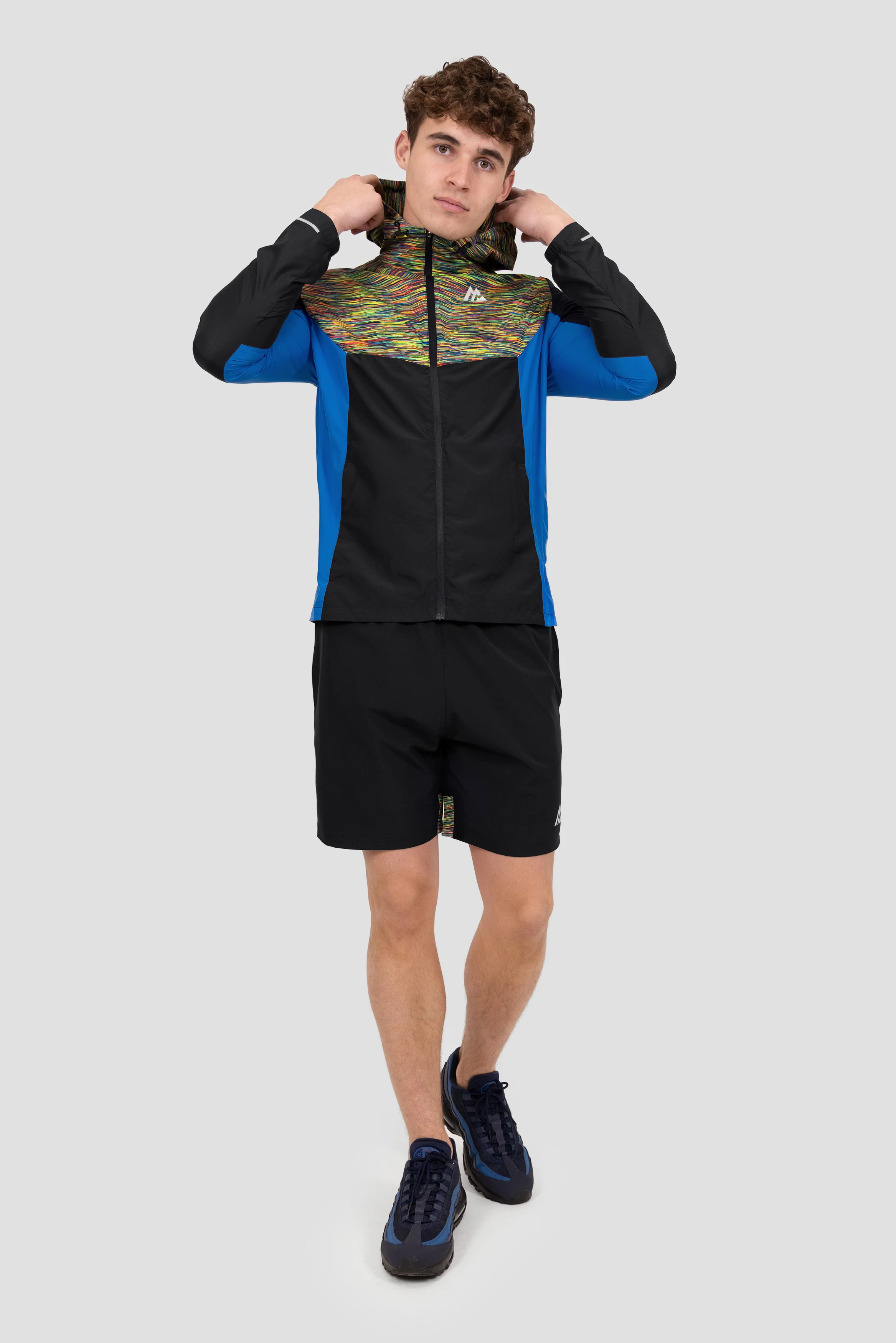 Trail Windbreaker - Blue/Pink/Yellow - Image 4