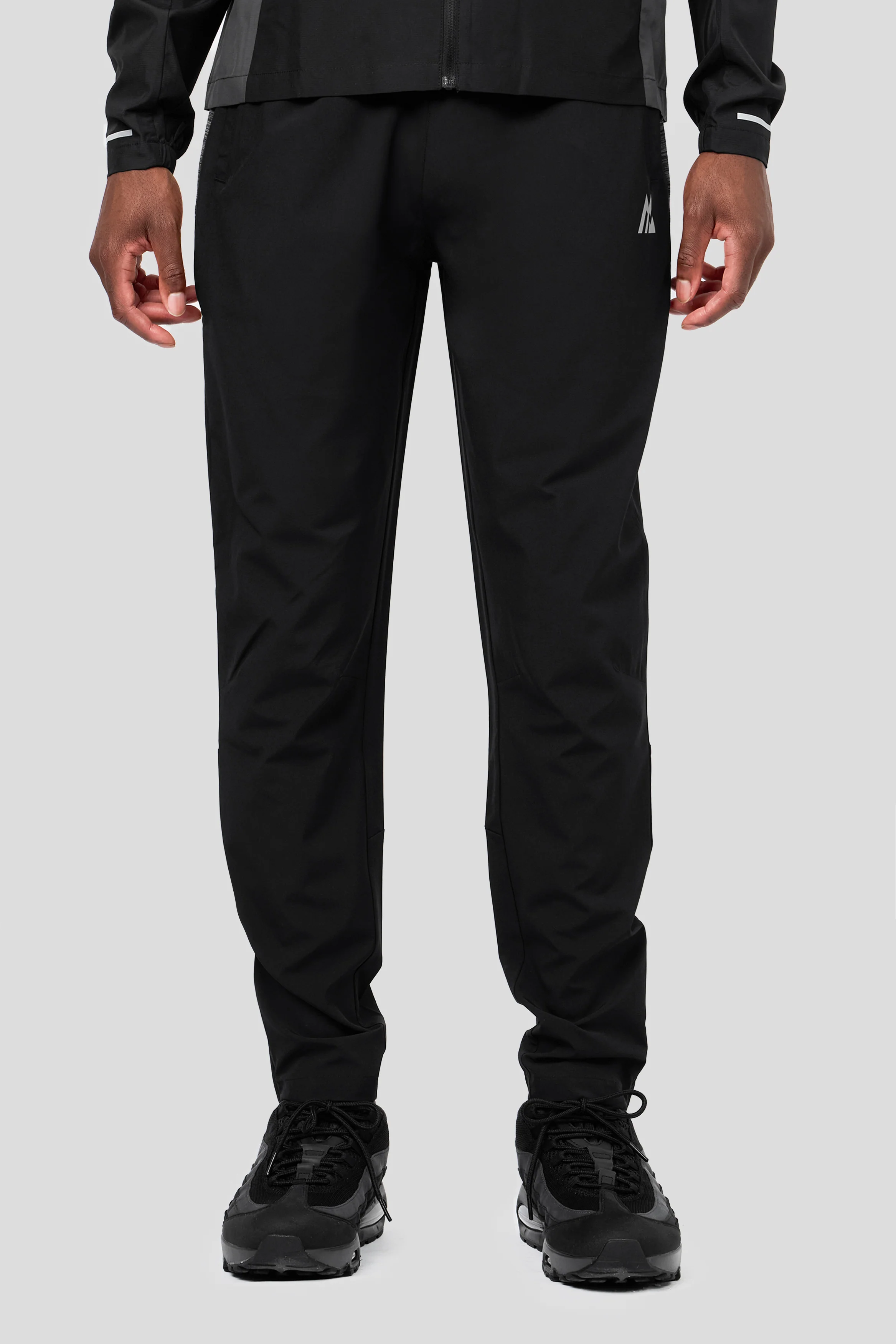 Trail Panel Running Pant - Black/Grey - Image 3