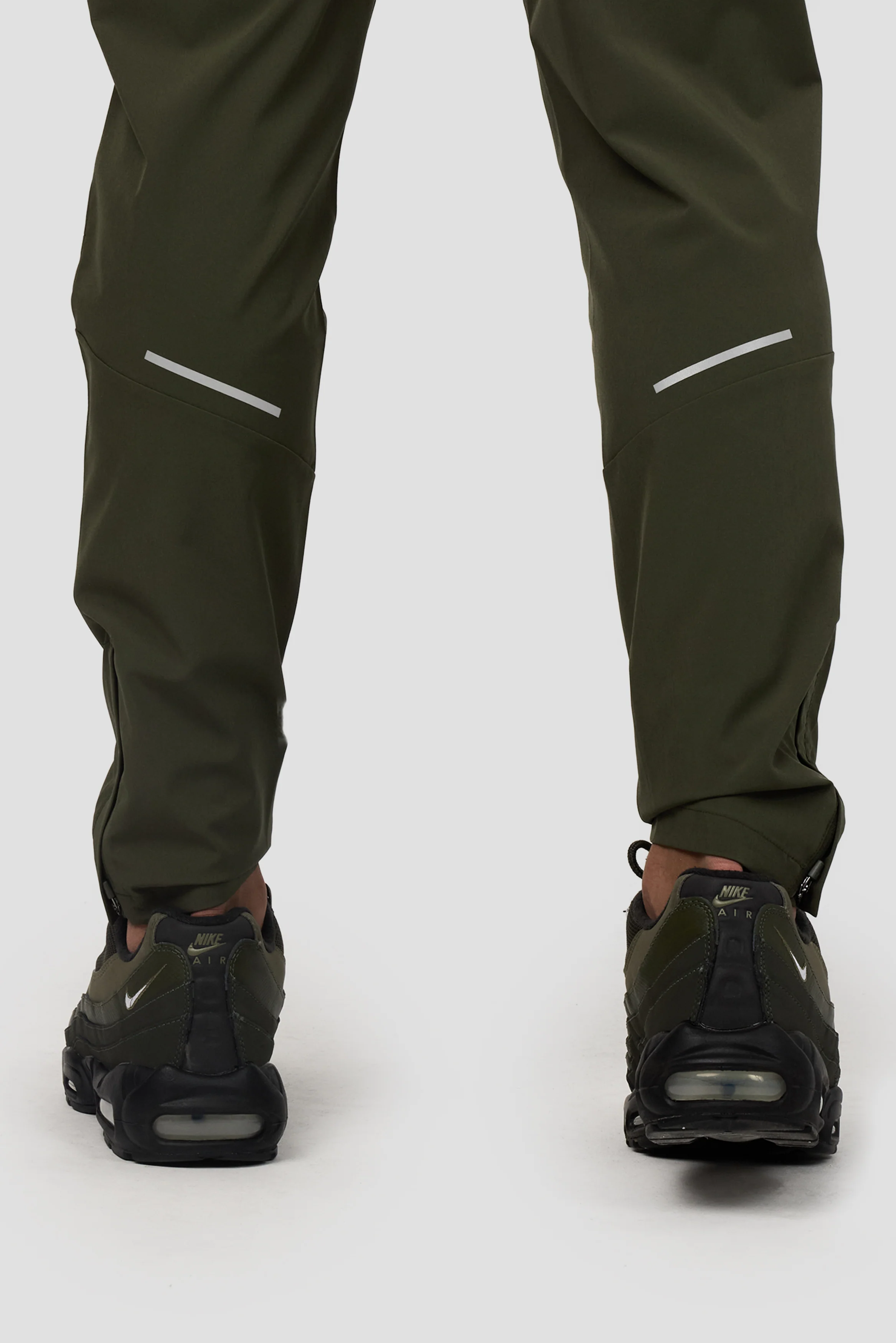Trail Panel Running Pant - Khaki/Pink/Red - Image 8