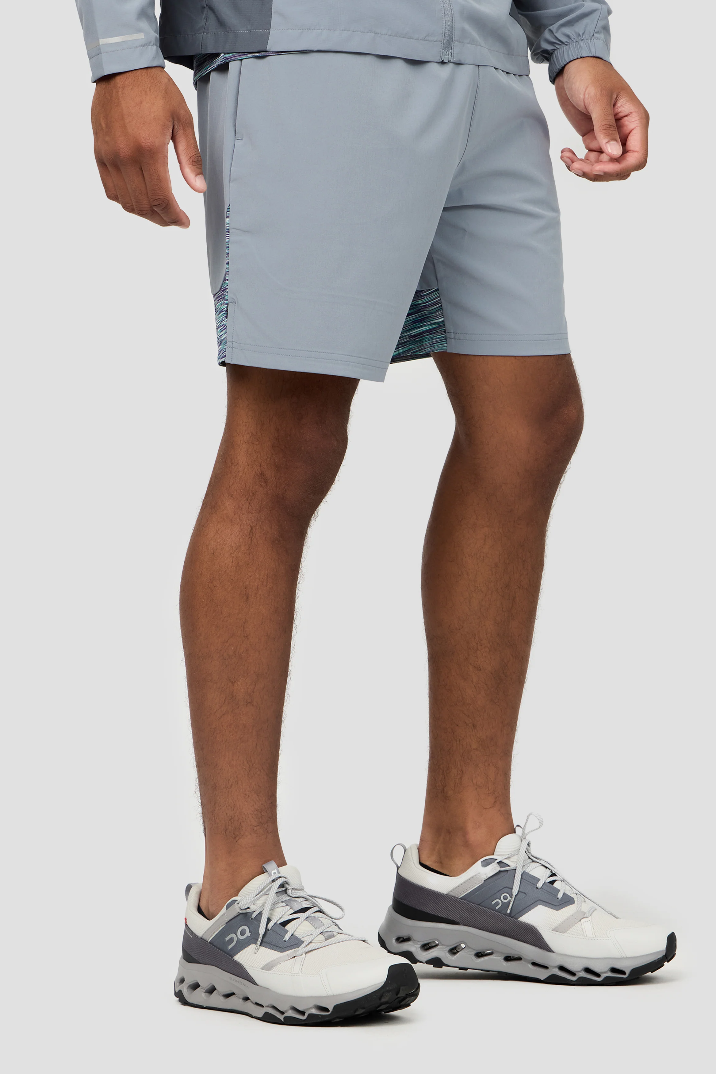 Trail Panel Short - Grey/Green/Purple - Image 2