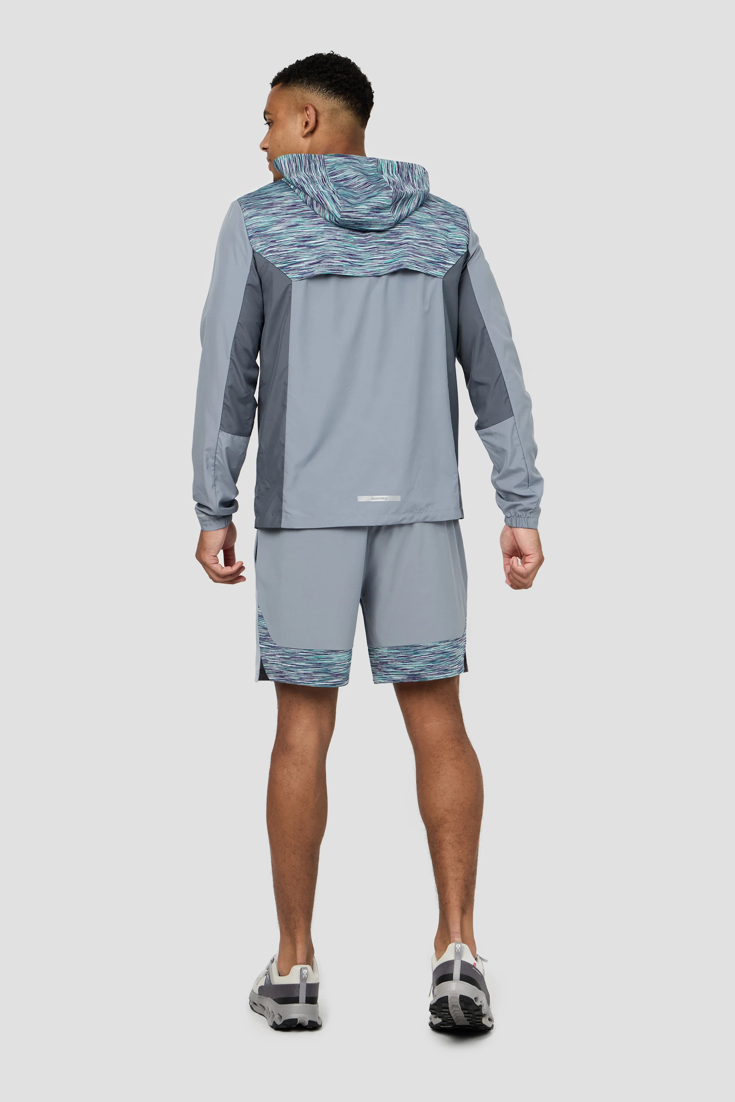 Trail Panel Short - Grey/Green/Purple - Image 6