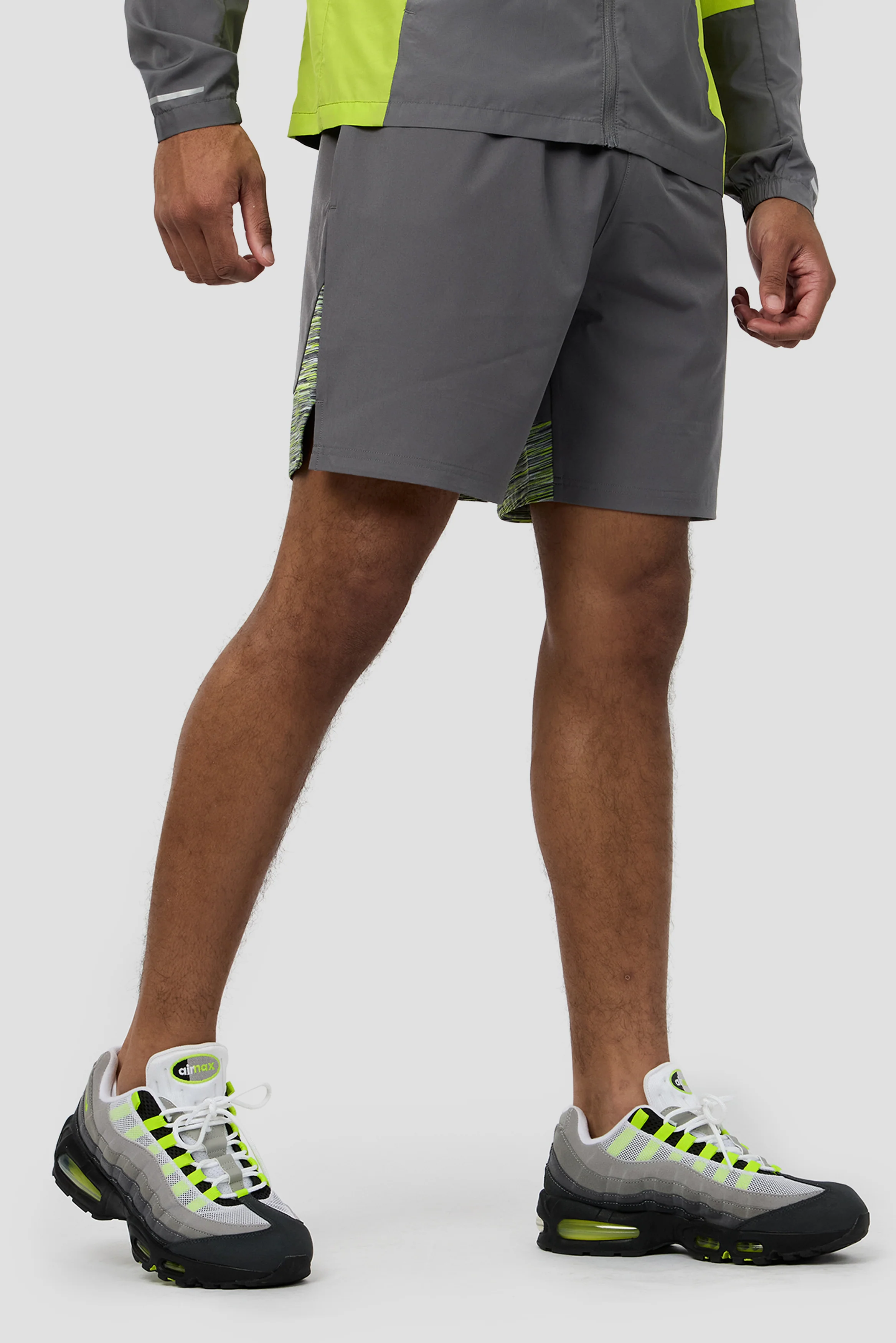 Trail Panel Short - Lime/Grey/Black - Image 2