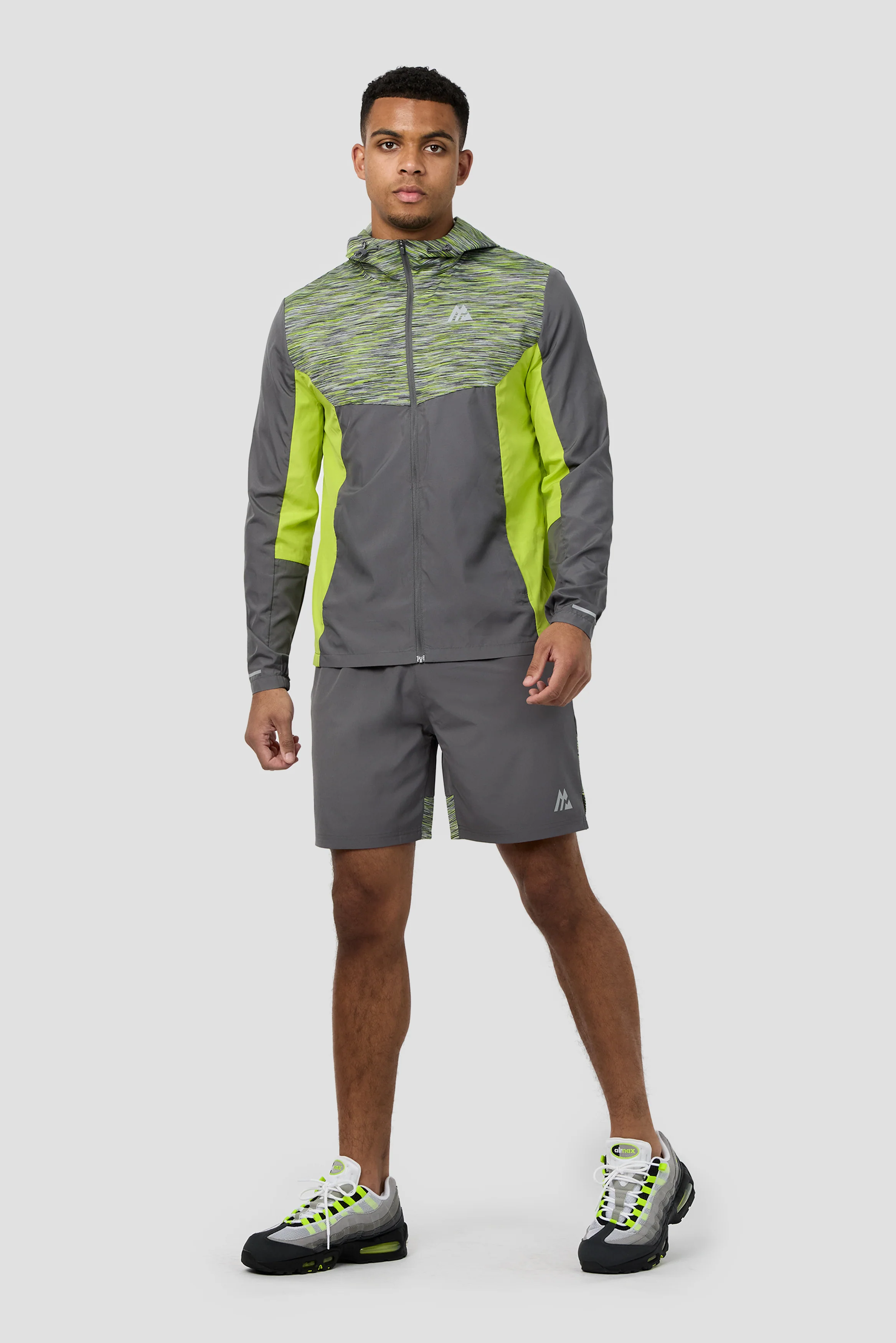 Trail Panel Short - Lime/Grey/Black - Image 5
