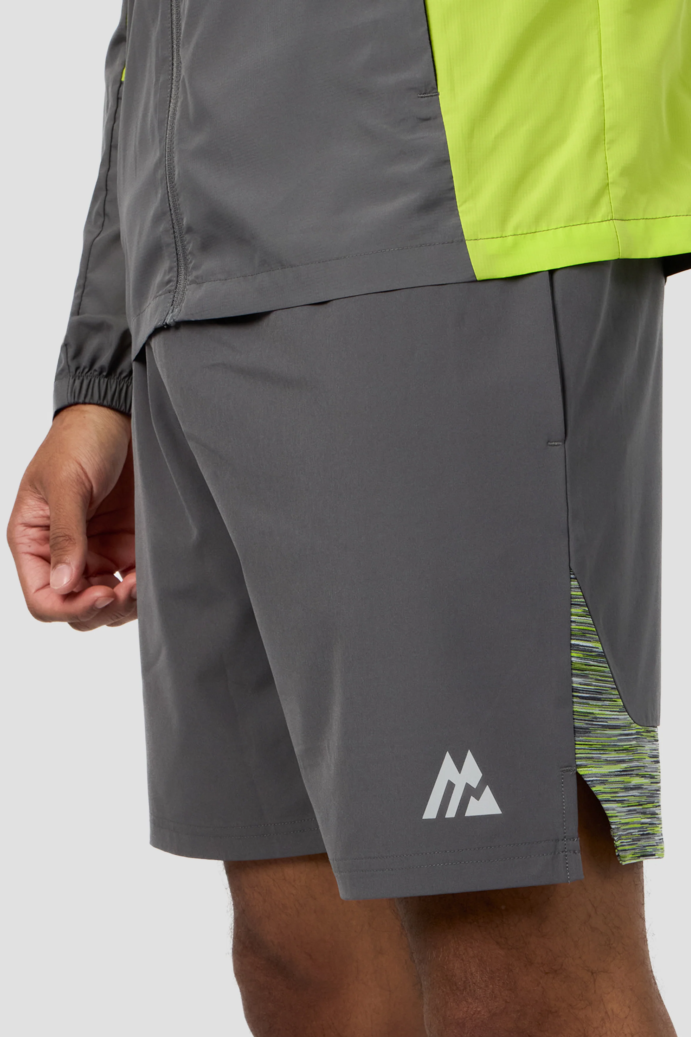 Trail Panel Short - Lime/Grey/Black - Image 7
