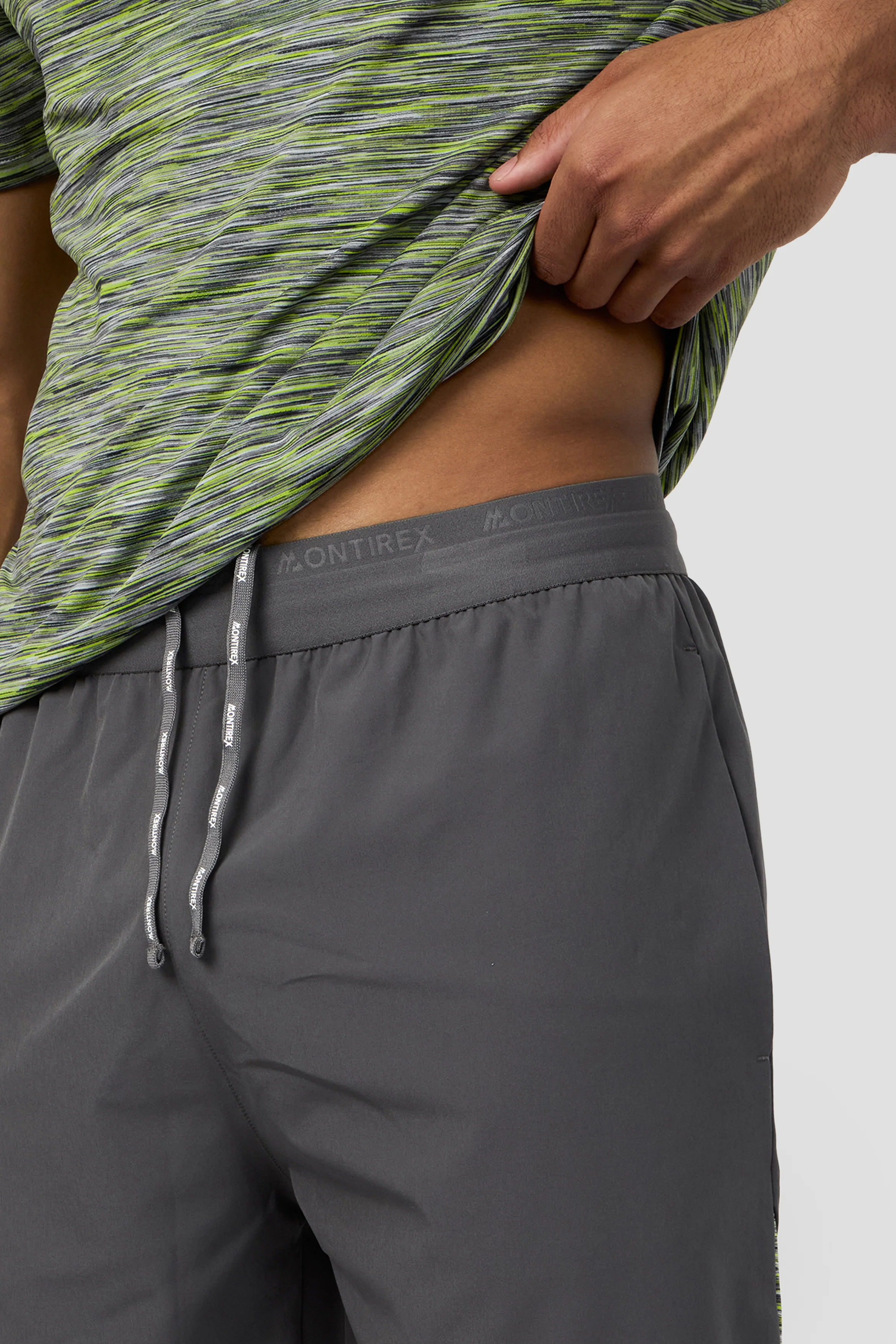Trail Panel Short - Lime/Grey/Black - Image 8