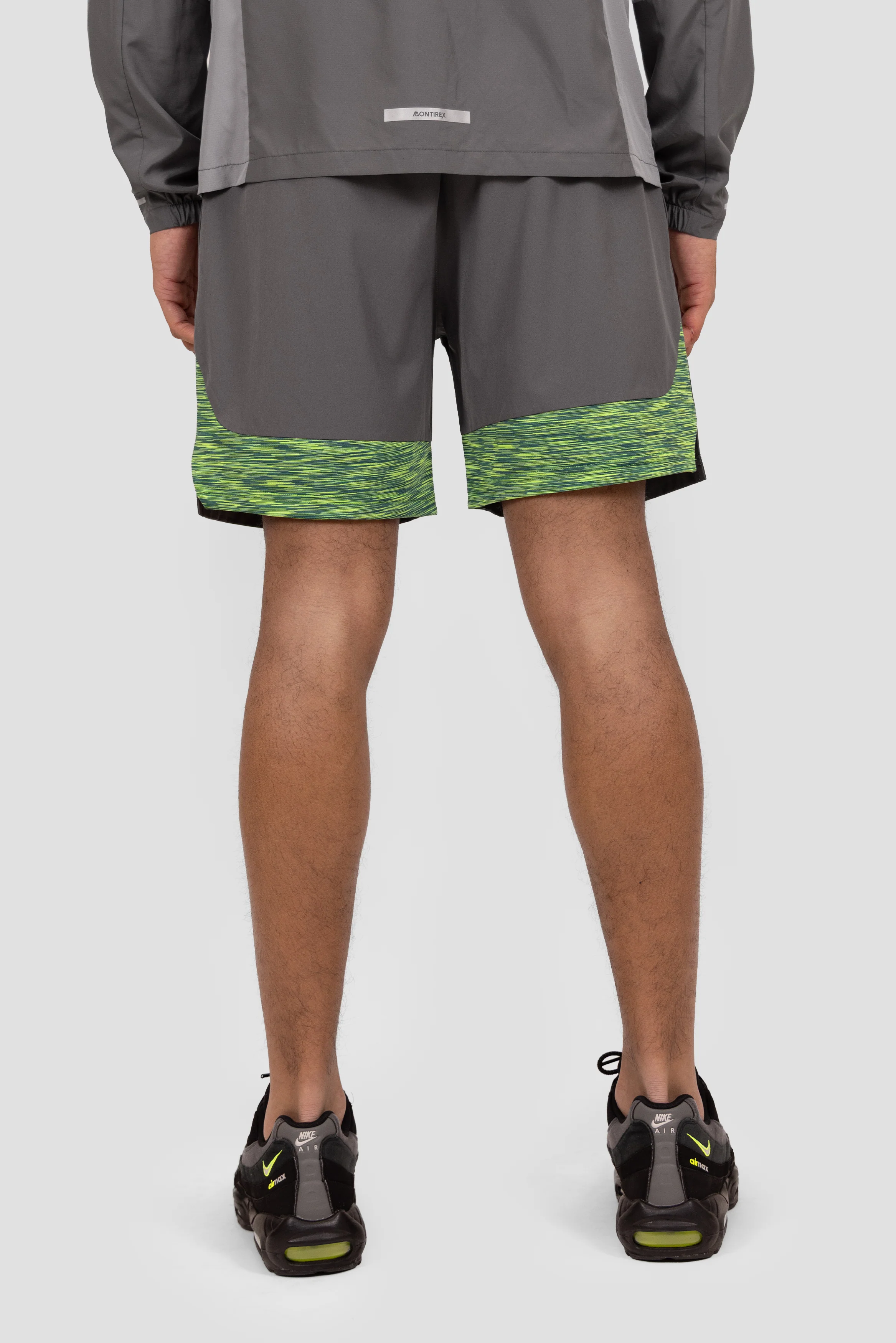Trail Panel Short - Grey/Green/Black - Image 4