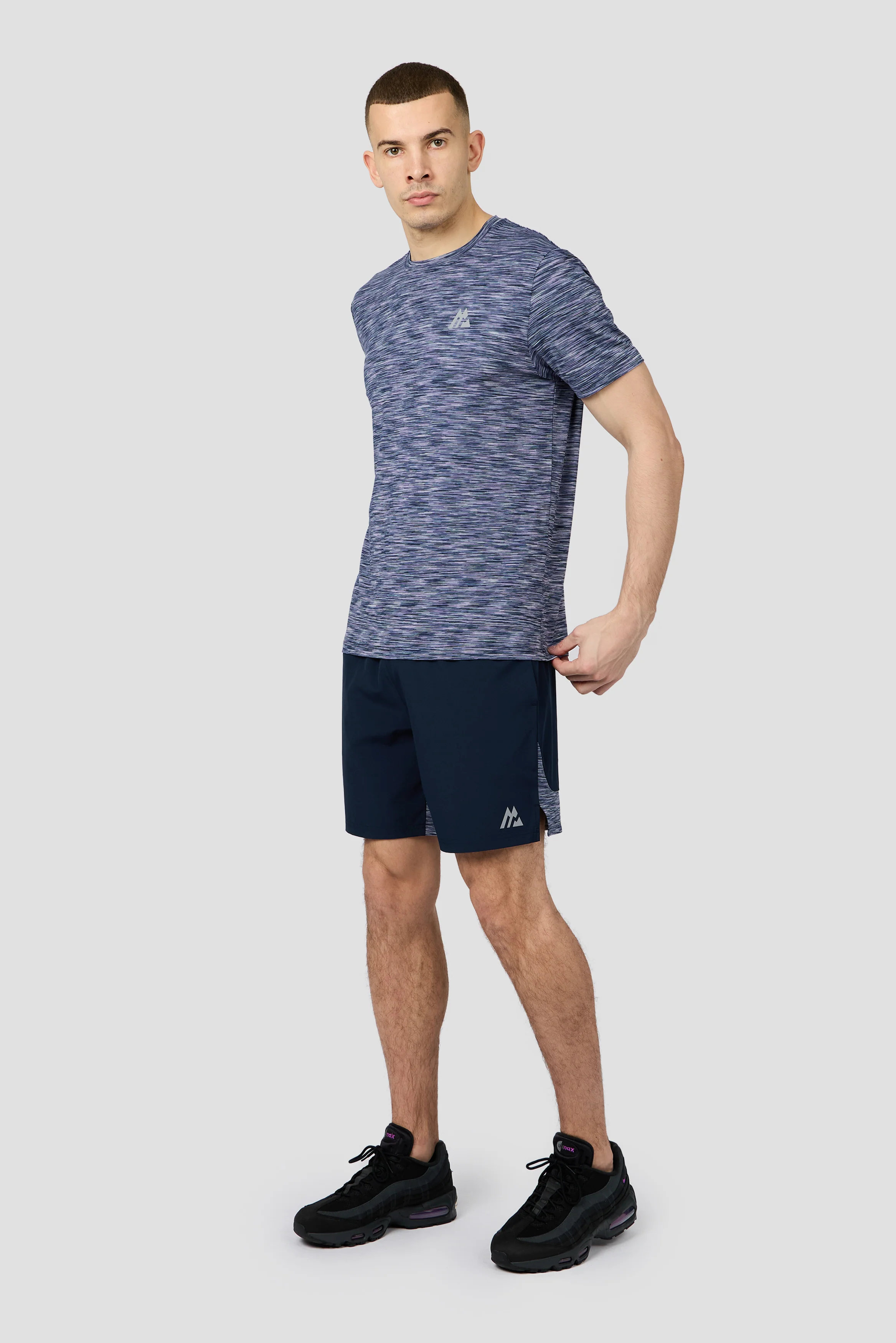 Trail Panel Short - Navy/Purple Multi - Image 3