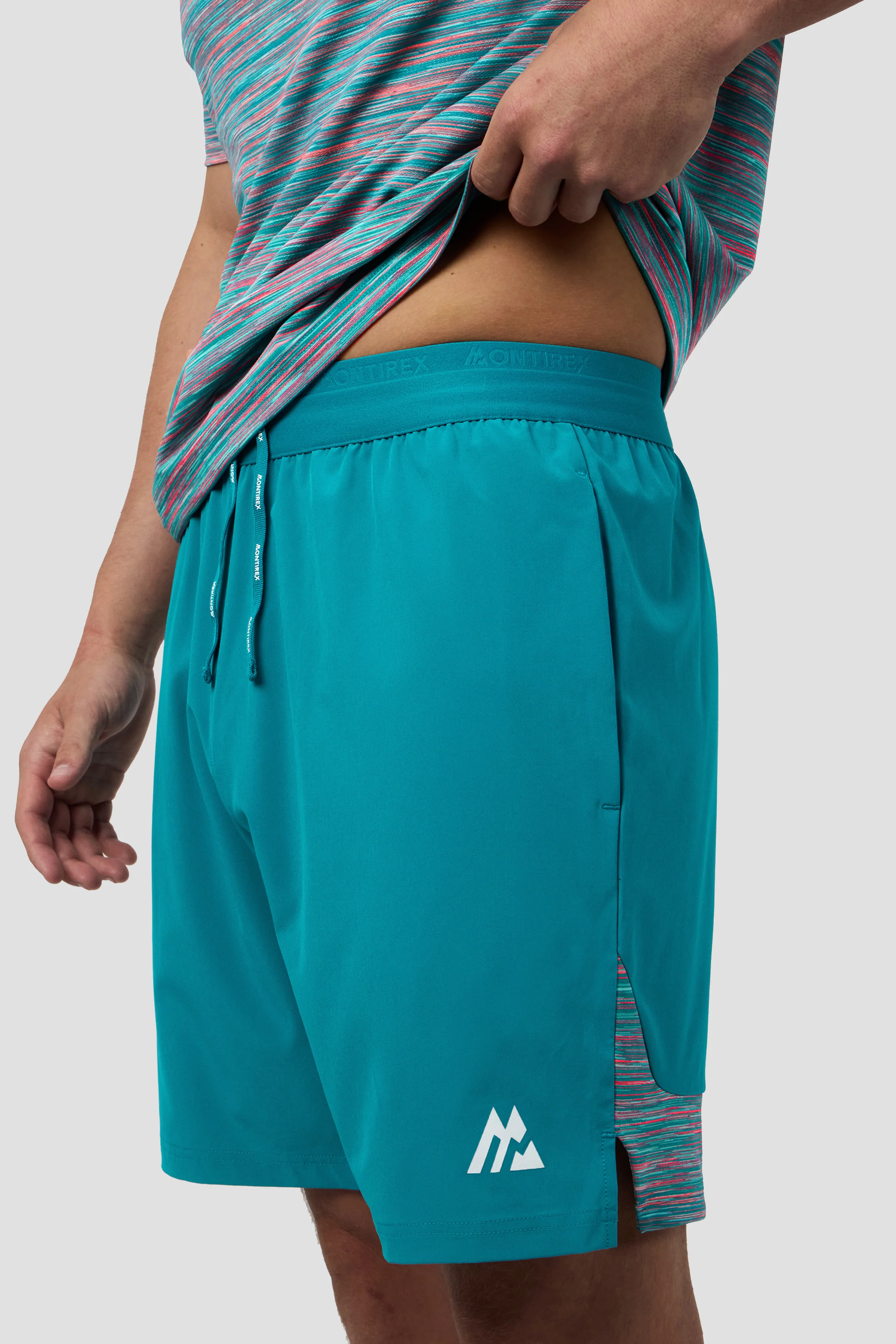 Trail Panel Short - Teal/Pink - Image 8