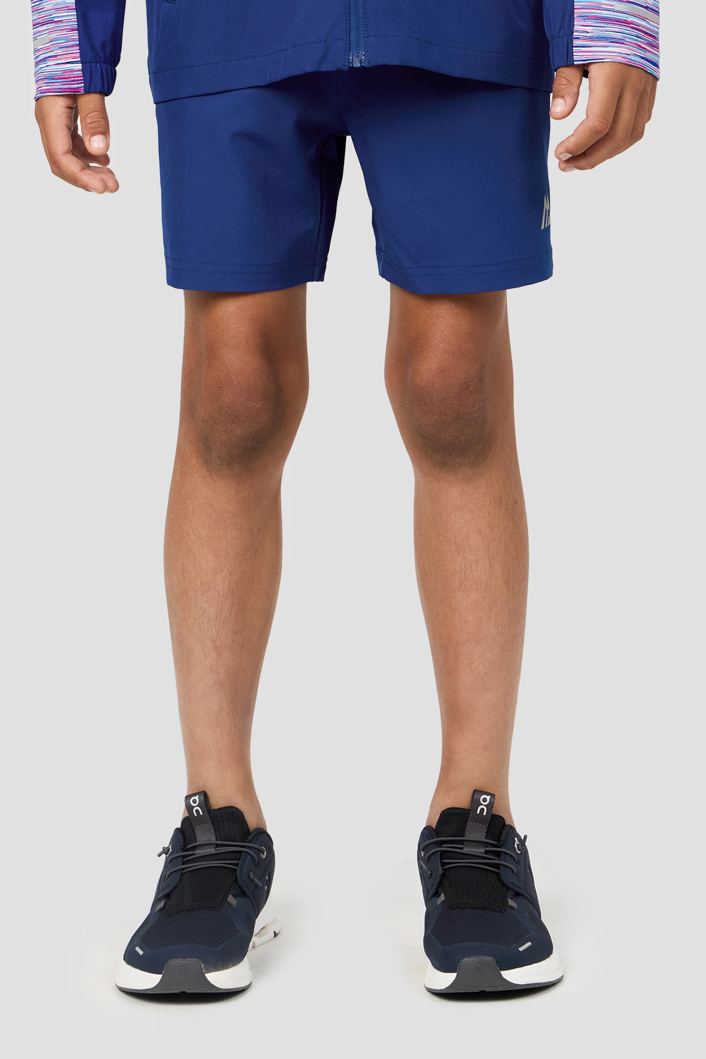 Boys Trail Panel Short - Blue/Pink/White - Image 6