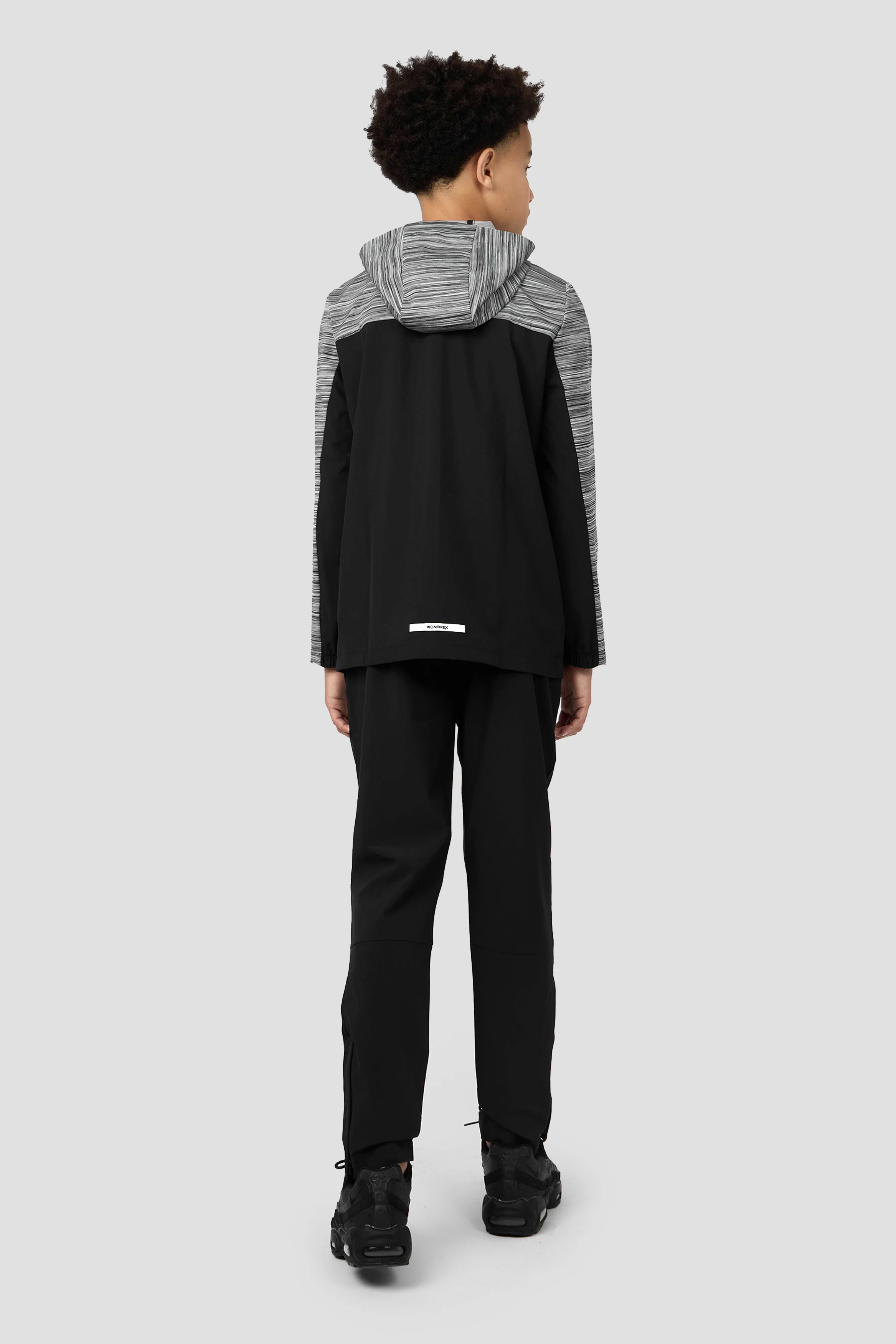 Boys Trail Panel Woven Pant - Black/Platinum Grey/Cement Grey/White - Image 6
