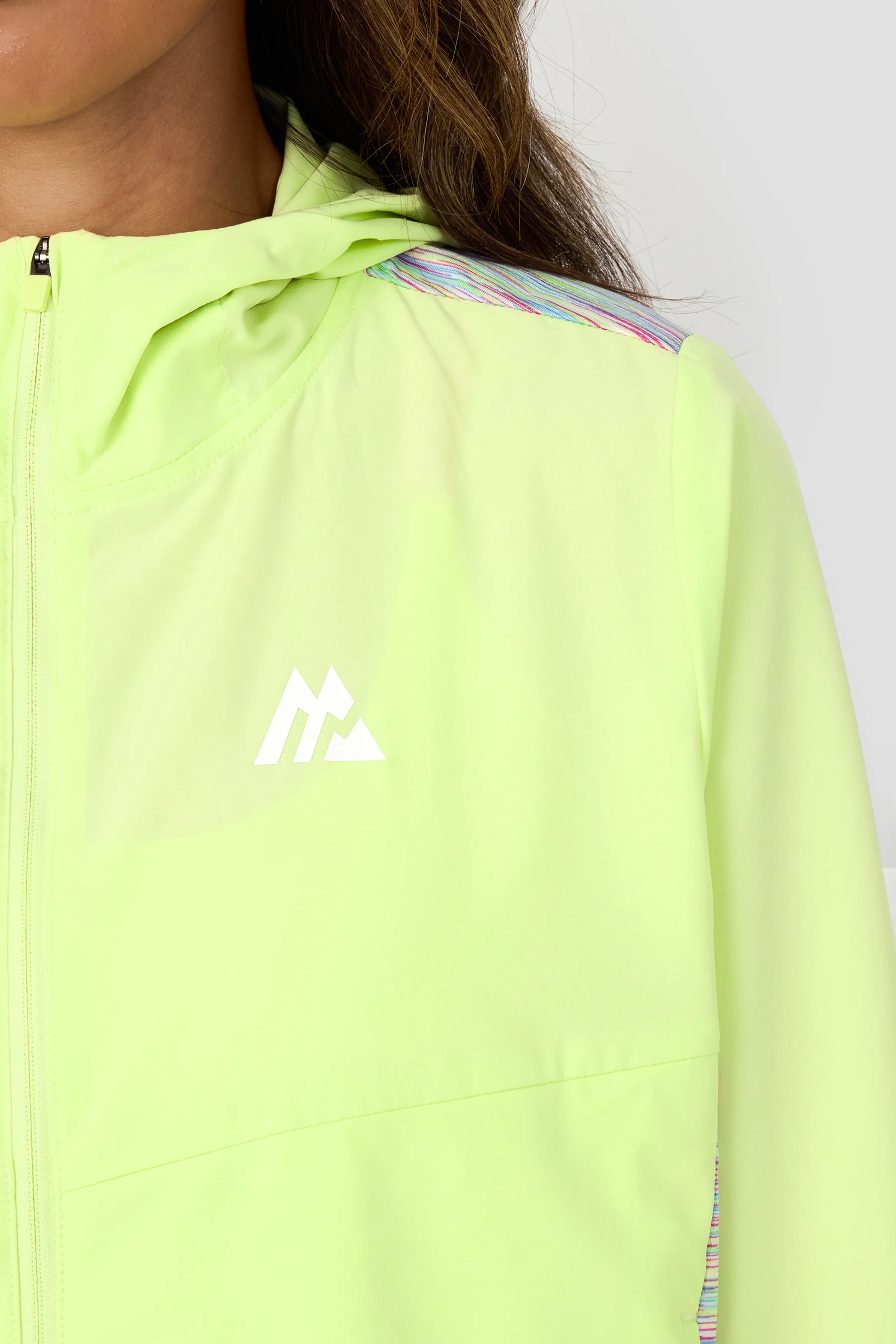 Women's Trail Windbreaker - Green/Pink/Blue - Image 7