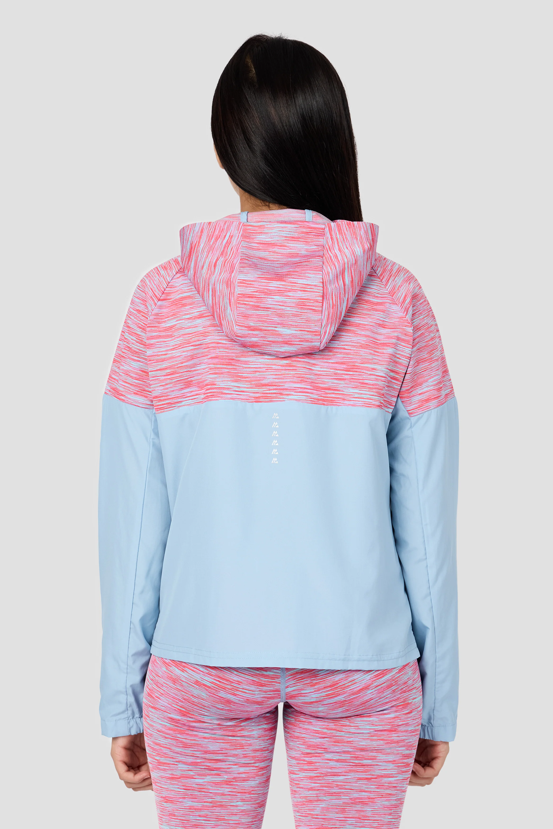 Girls Trail Windbreaker - Blue/Pink Multi - Image 2