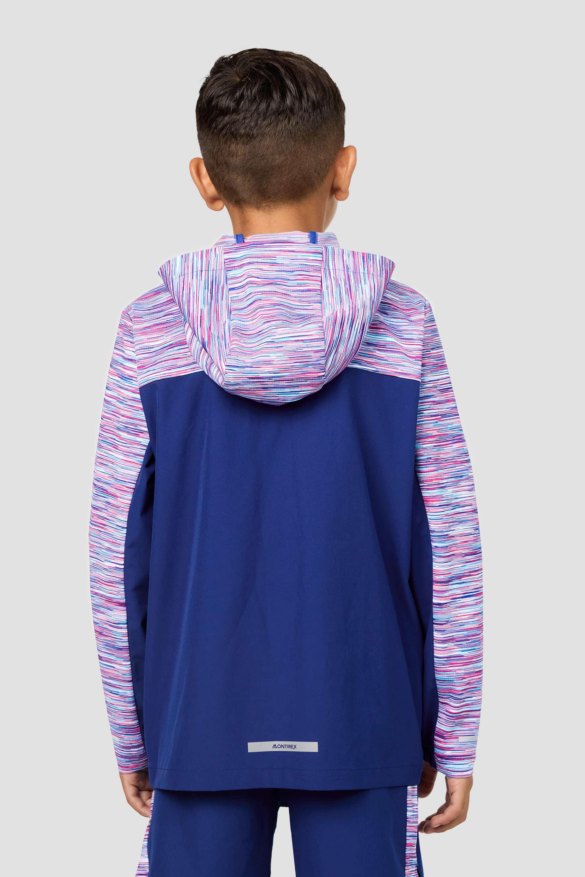 Boys Trail Windbreaker - Blue/Pink/White - Image 2