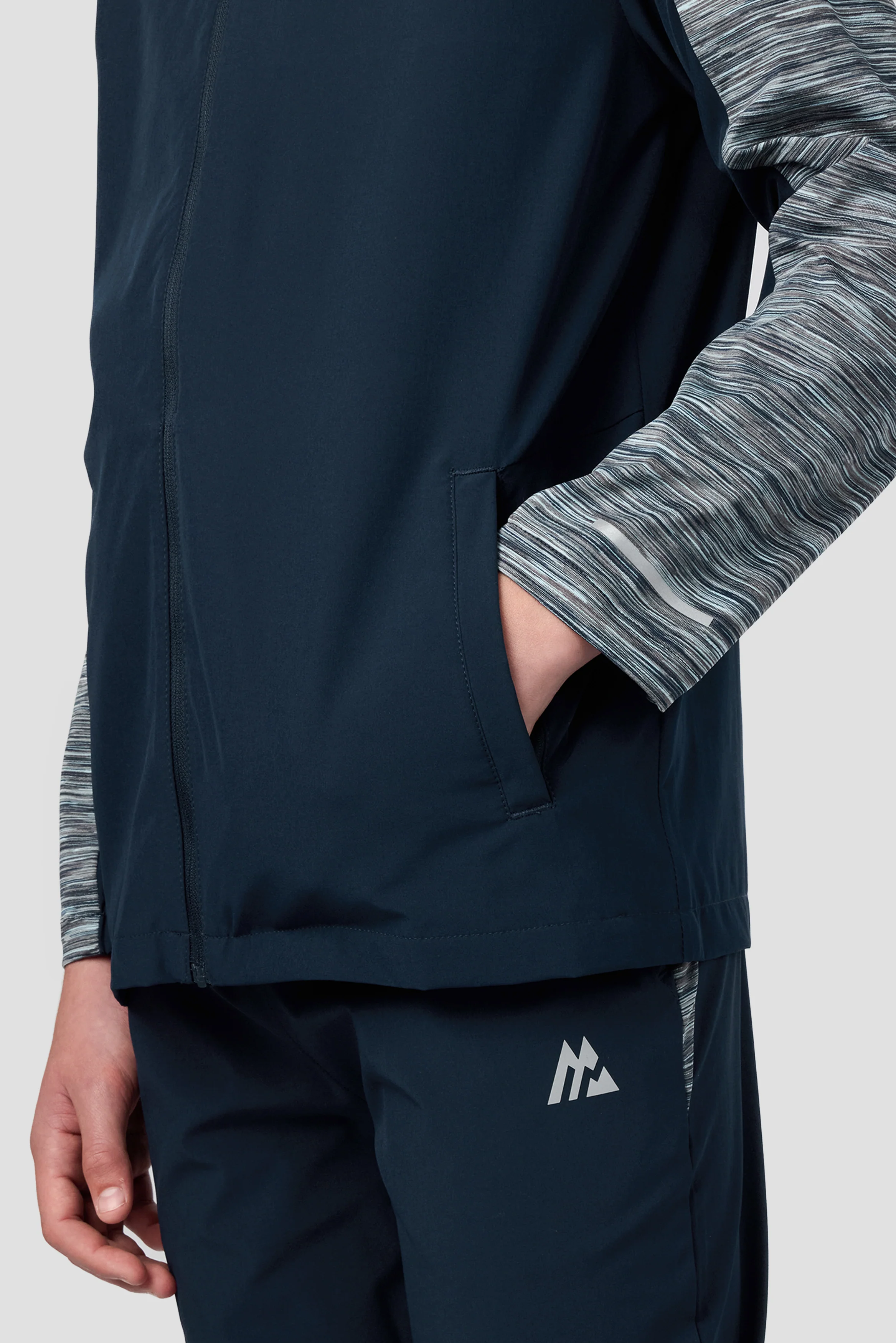 Boys Trail Windbreaker - Navy/Blue/Grey - Image 5