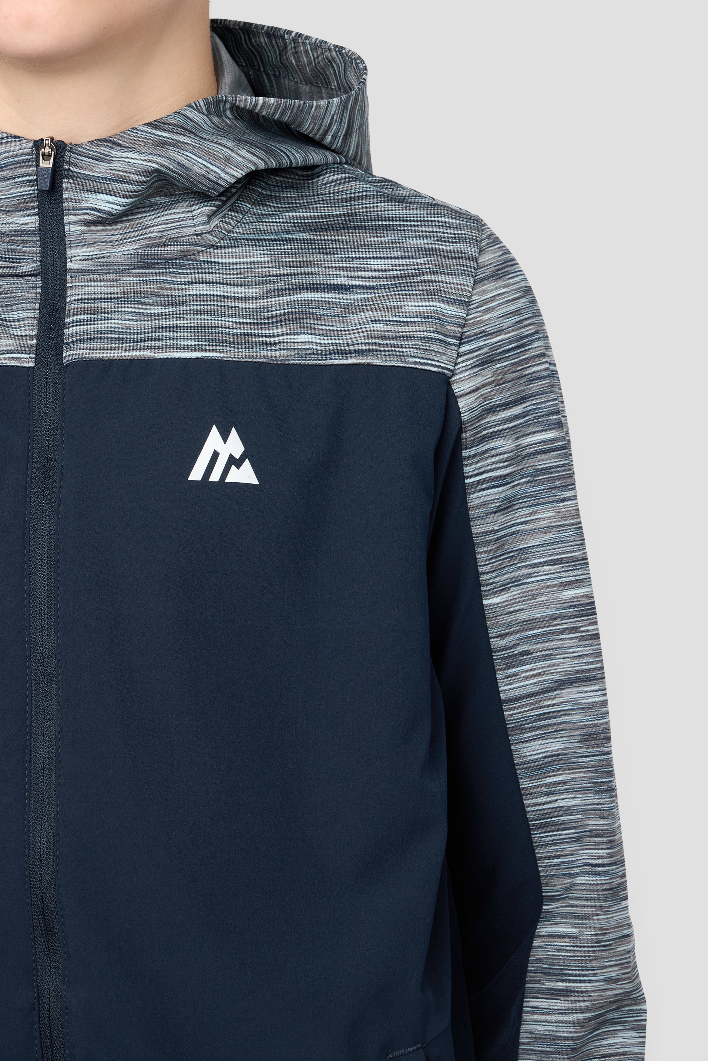 Boys Trail Windbreaker - Navy/Blue/Grey - Image 6