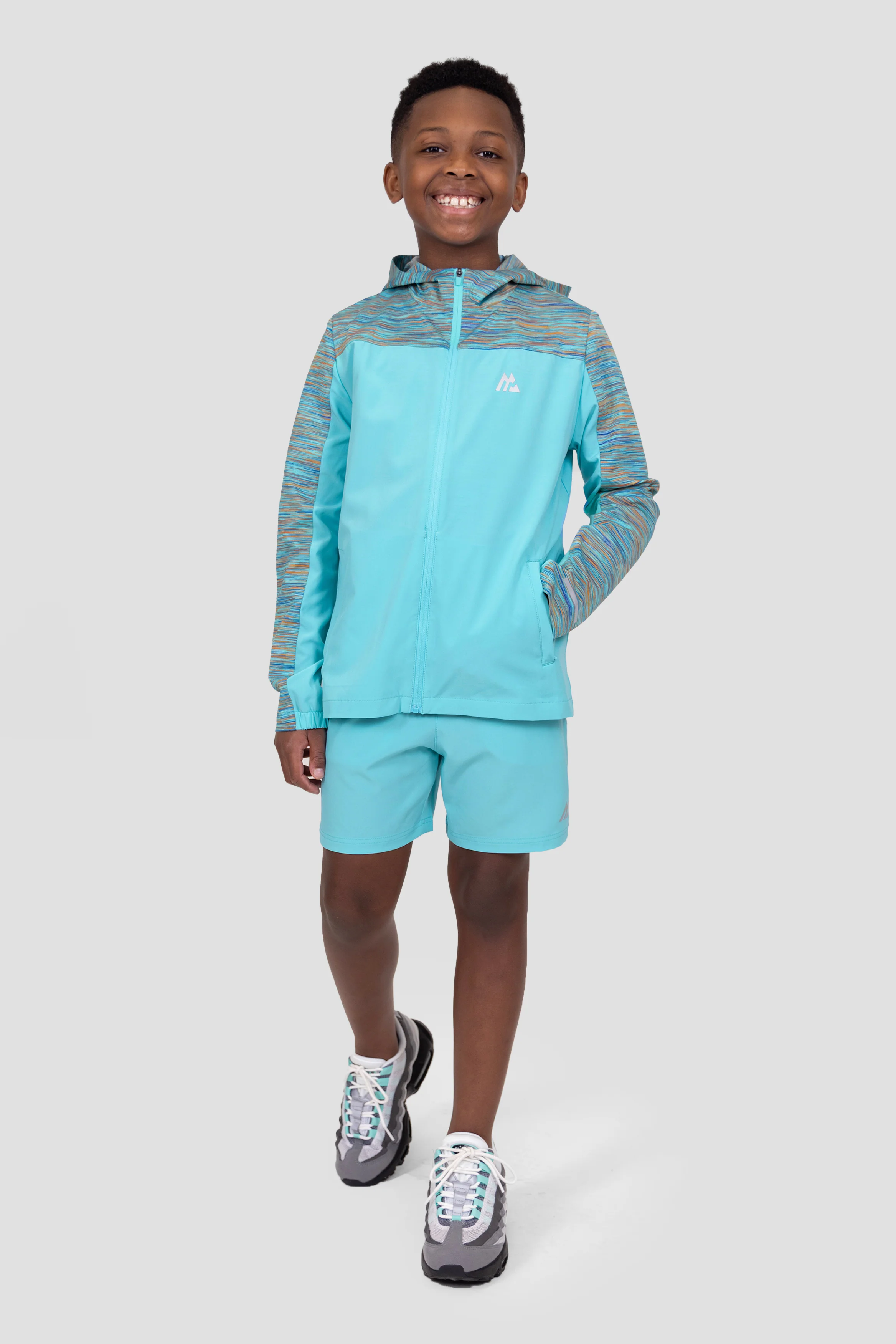 Boys Trail Windbreaker - Blue/Orange - Image 4