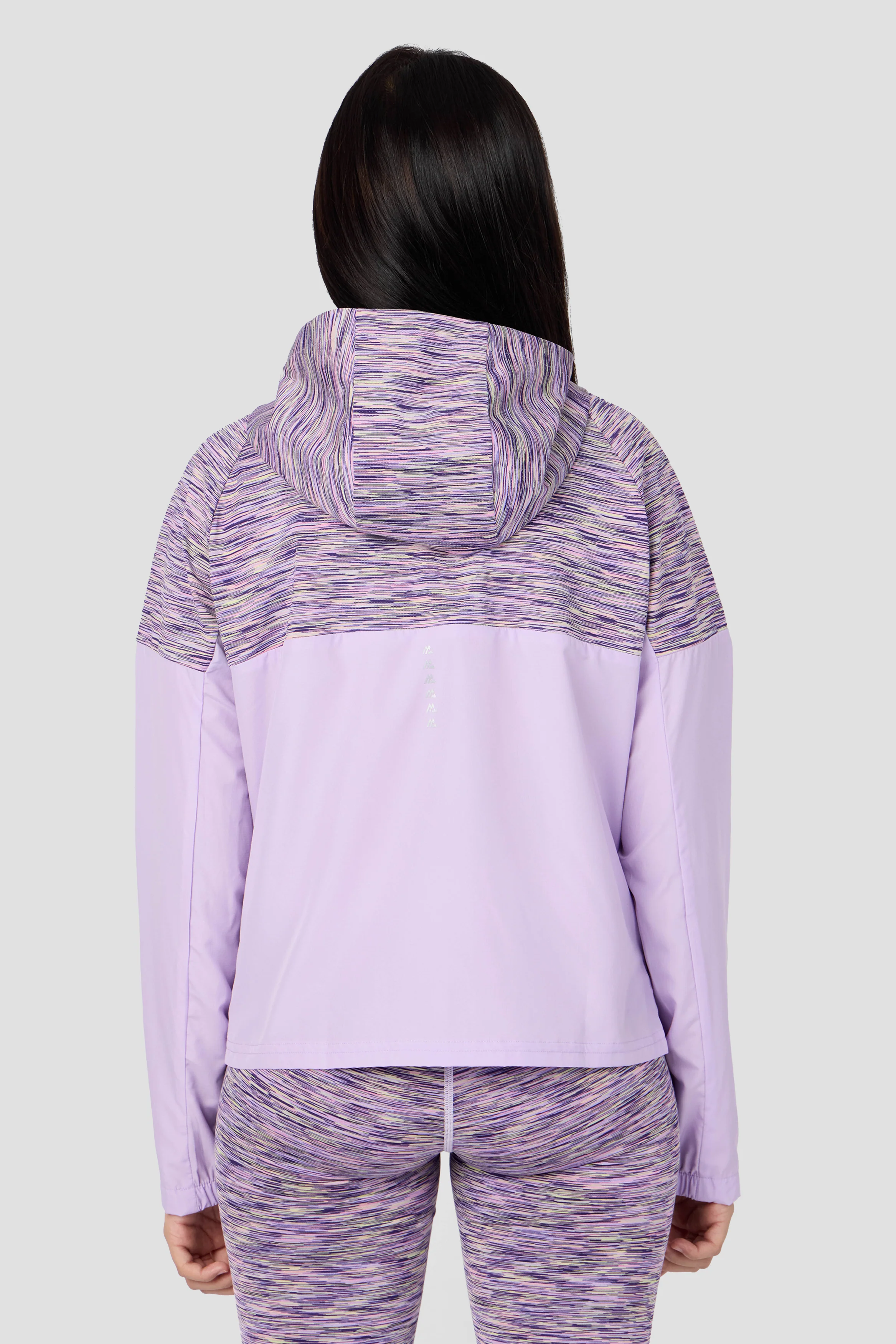 Girls Trail Windbreaker - Purple/Citrus - Image 2