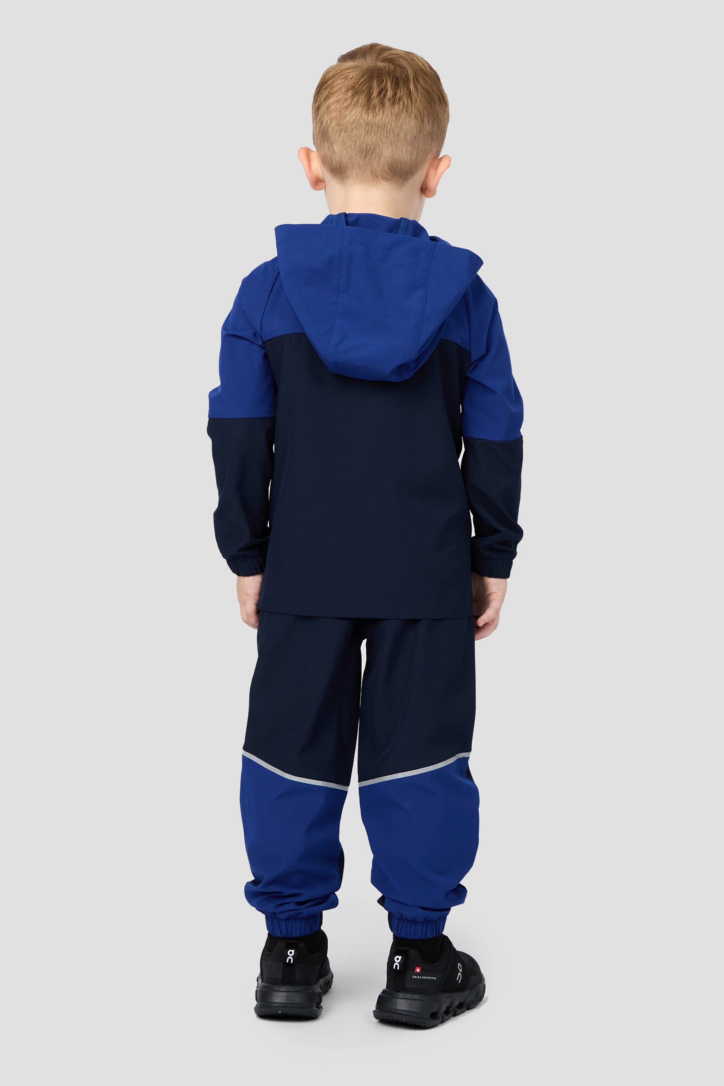 Infant Boys Trek Woven Jacket/Pant Set - Marine Blue/Midnight Blue - Image 2
