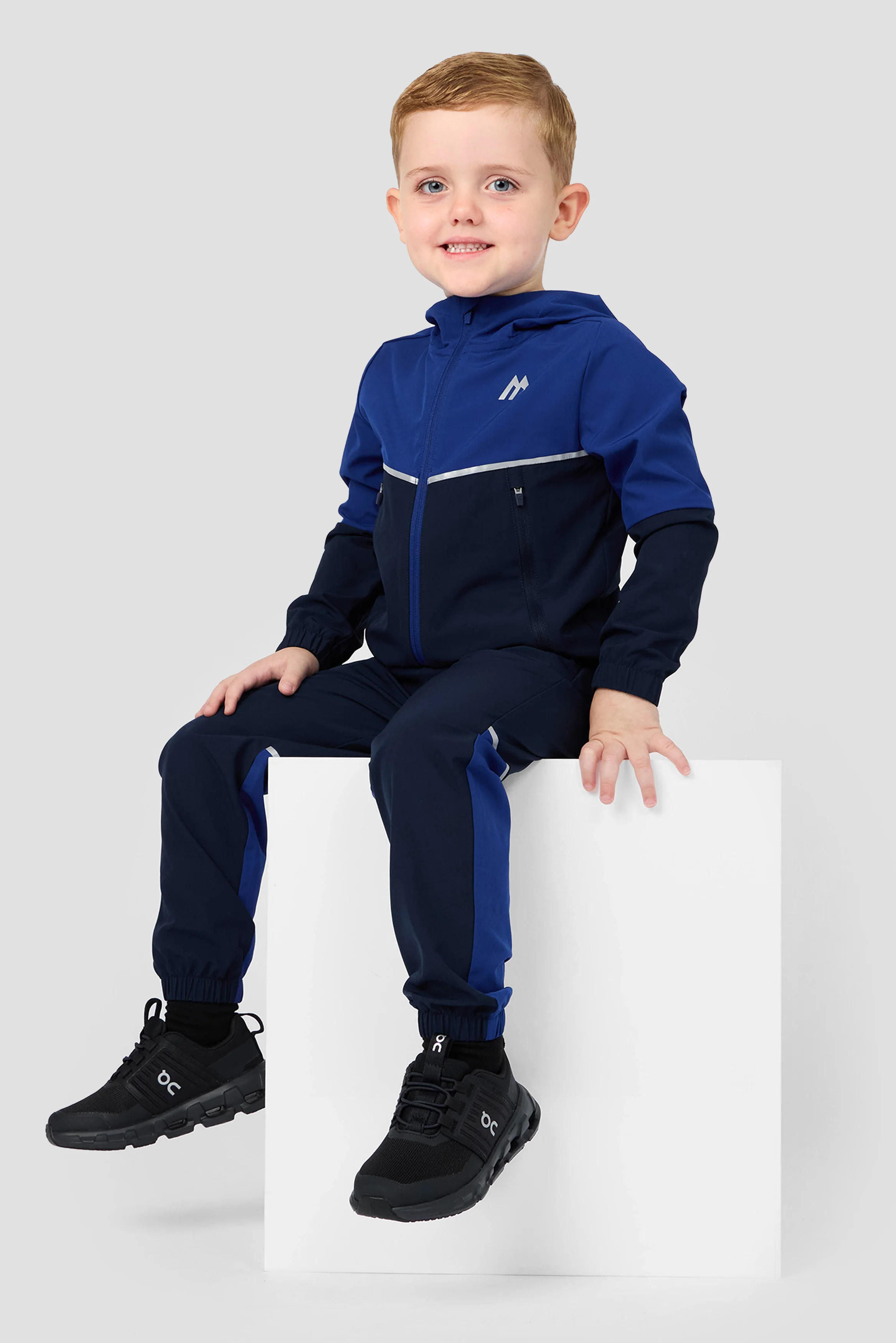 Infant Boys Trek Woven Jacket/Pant Set - Marine Blue/Midnight Blue - Image 3
