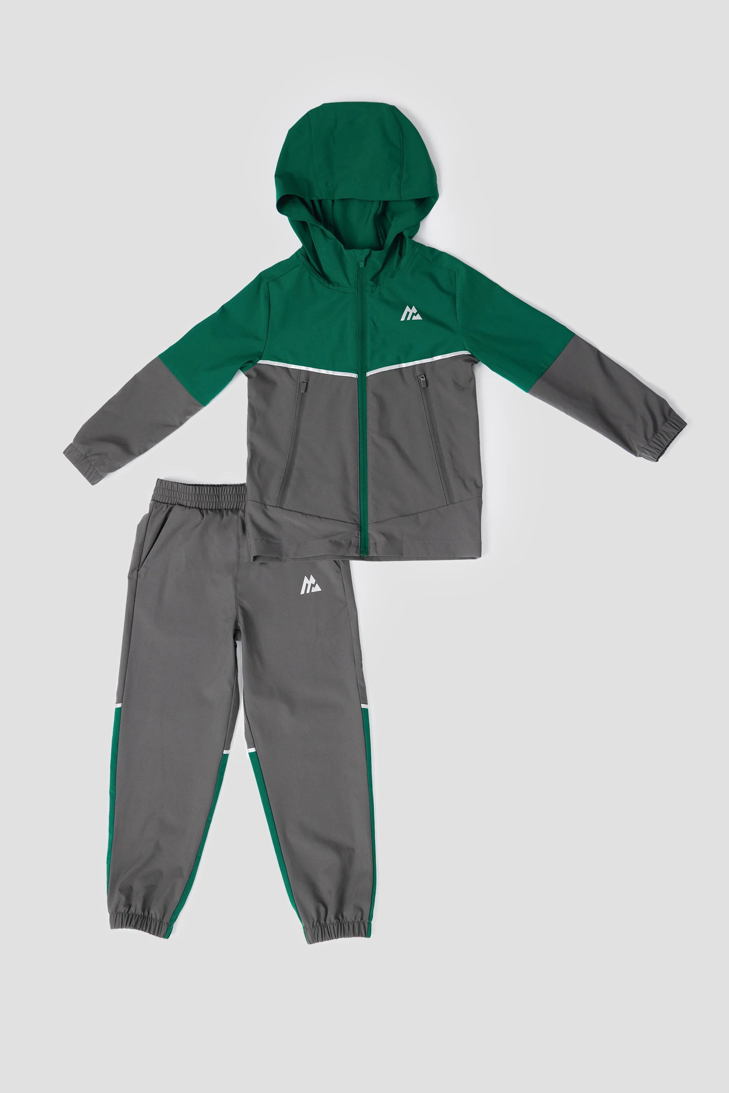 Infant Boys Trek Woven Jacket/Pant Set - Sherwood/Cement Grey - Image 4