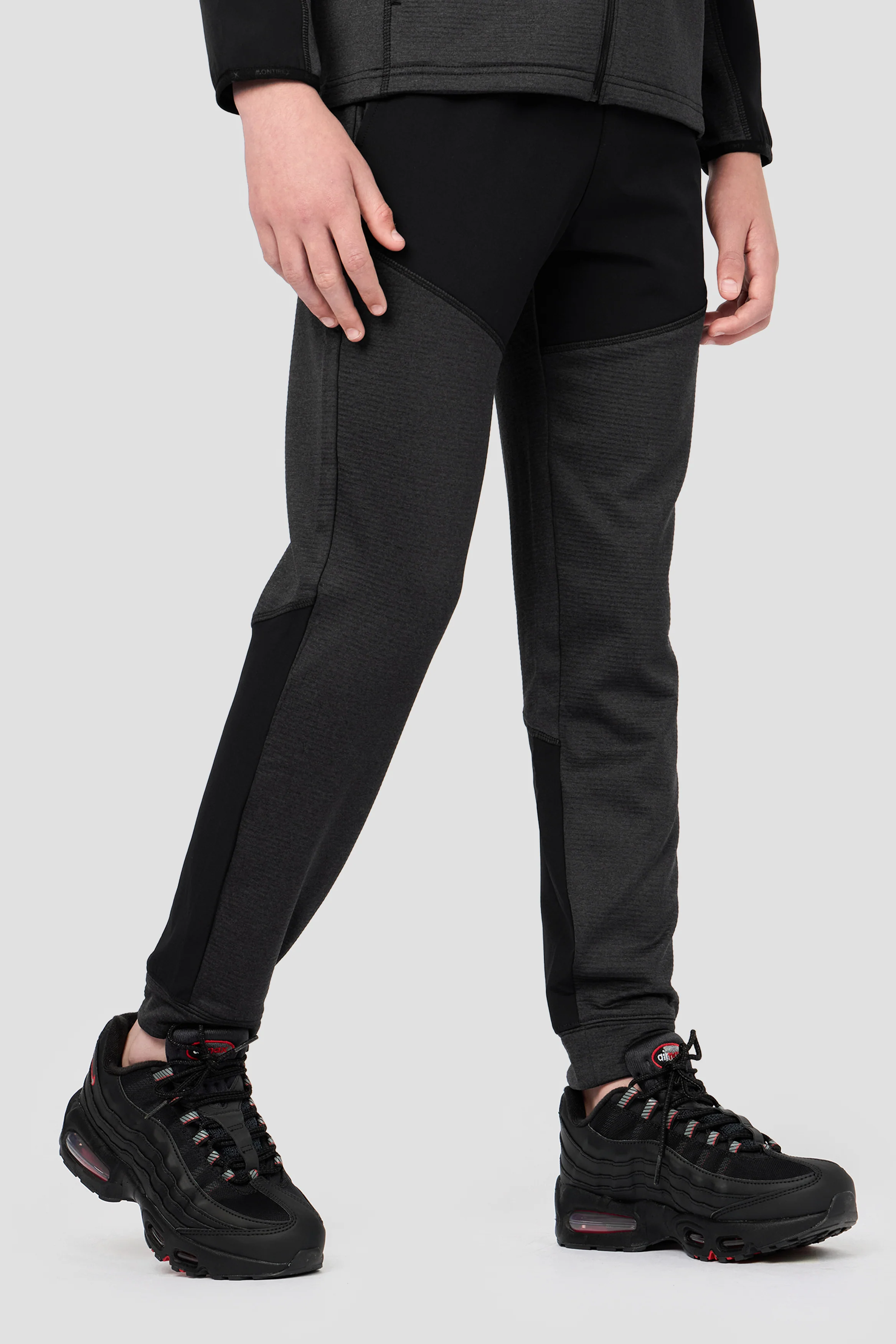 Boys Valen Jogger - Black Marl - Image 2