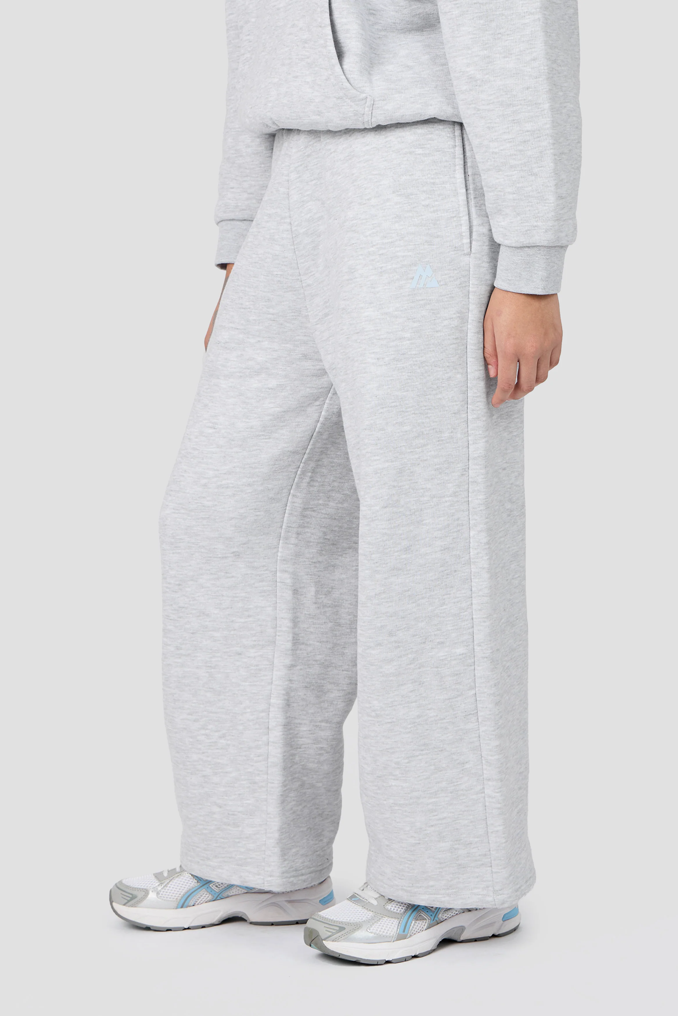 Girls Vibe Jogger - Light Smoke Grey Marl/Misty Blue