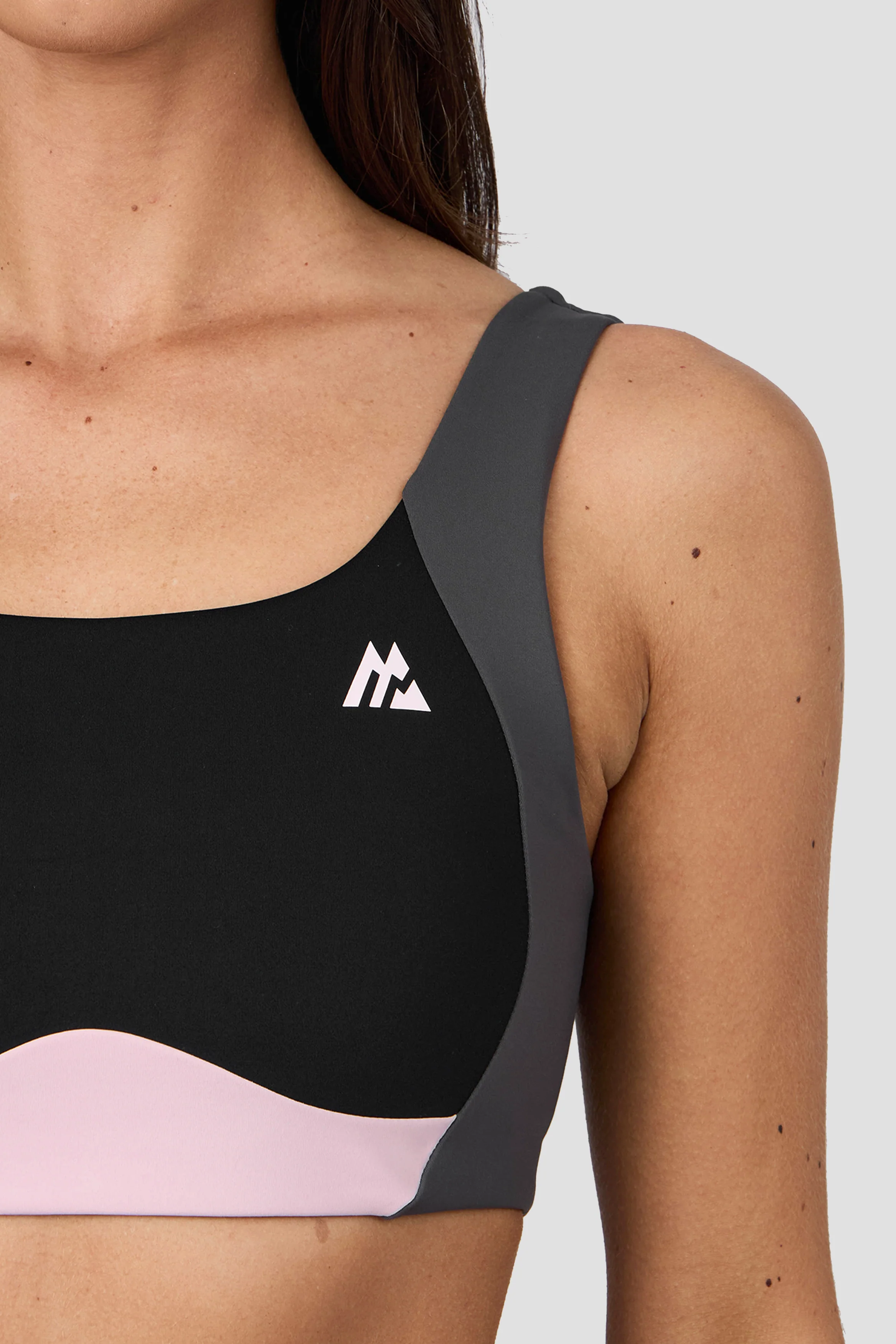 Vision Bra - Black/Asphalt/Light Pink - Image 3