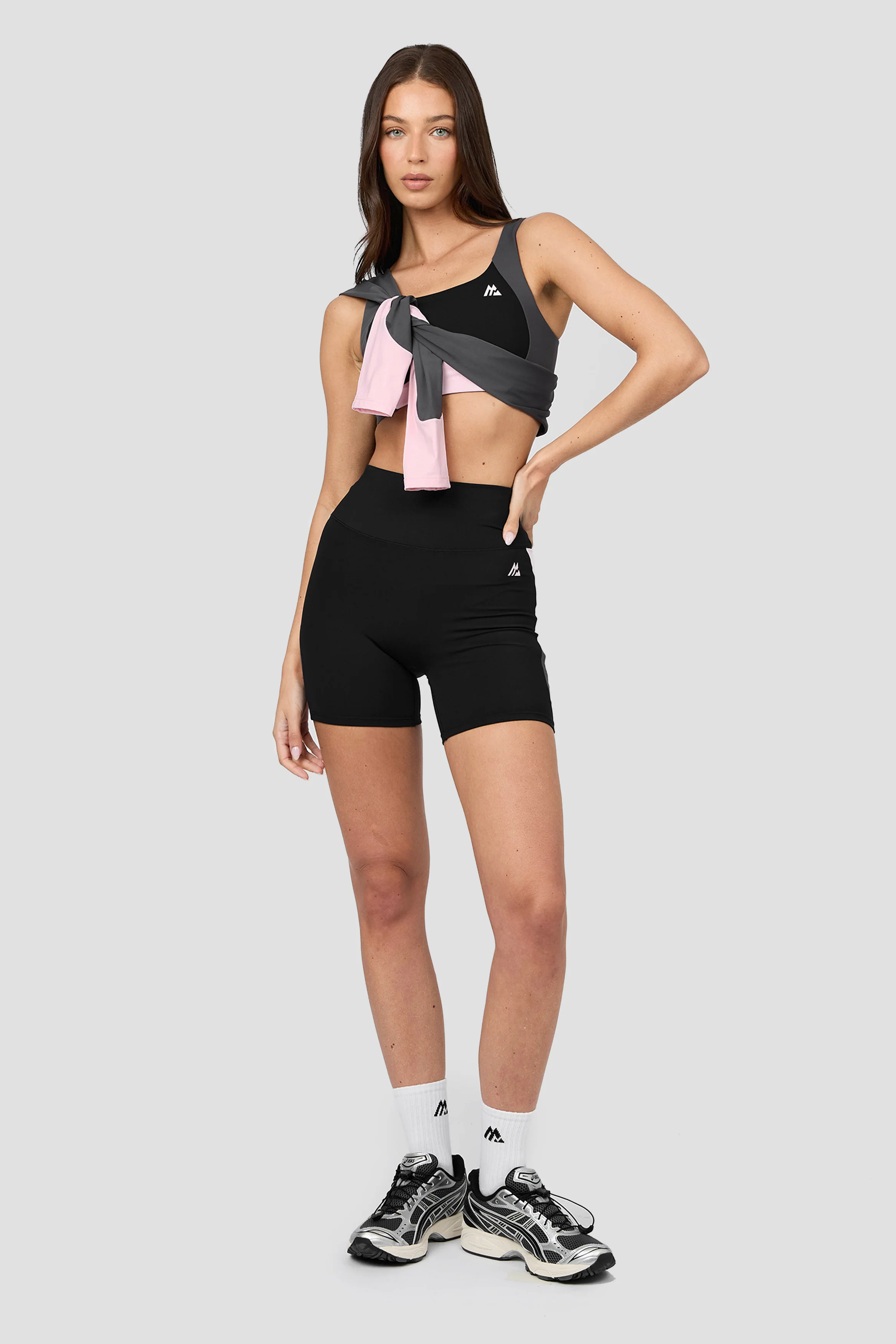 Vision Bra - Black/Asphalt/Light Pink - Image 4