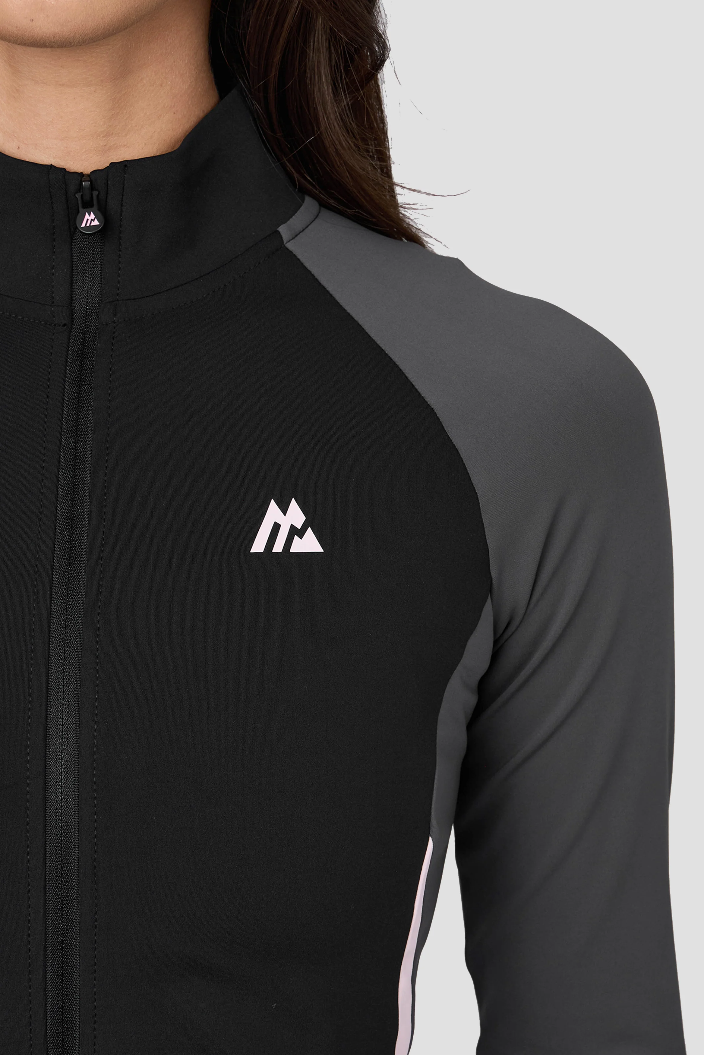 Vision Full Zip - Black/Asphalt/Light Pink - Image 3