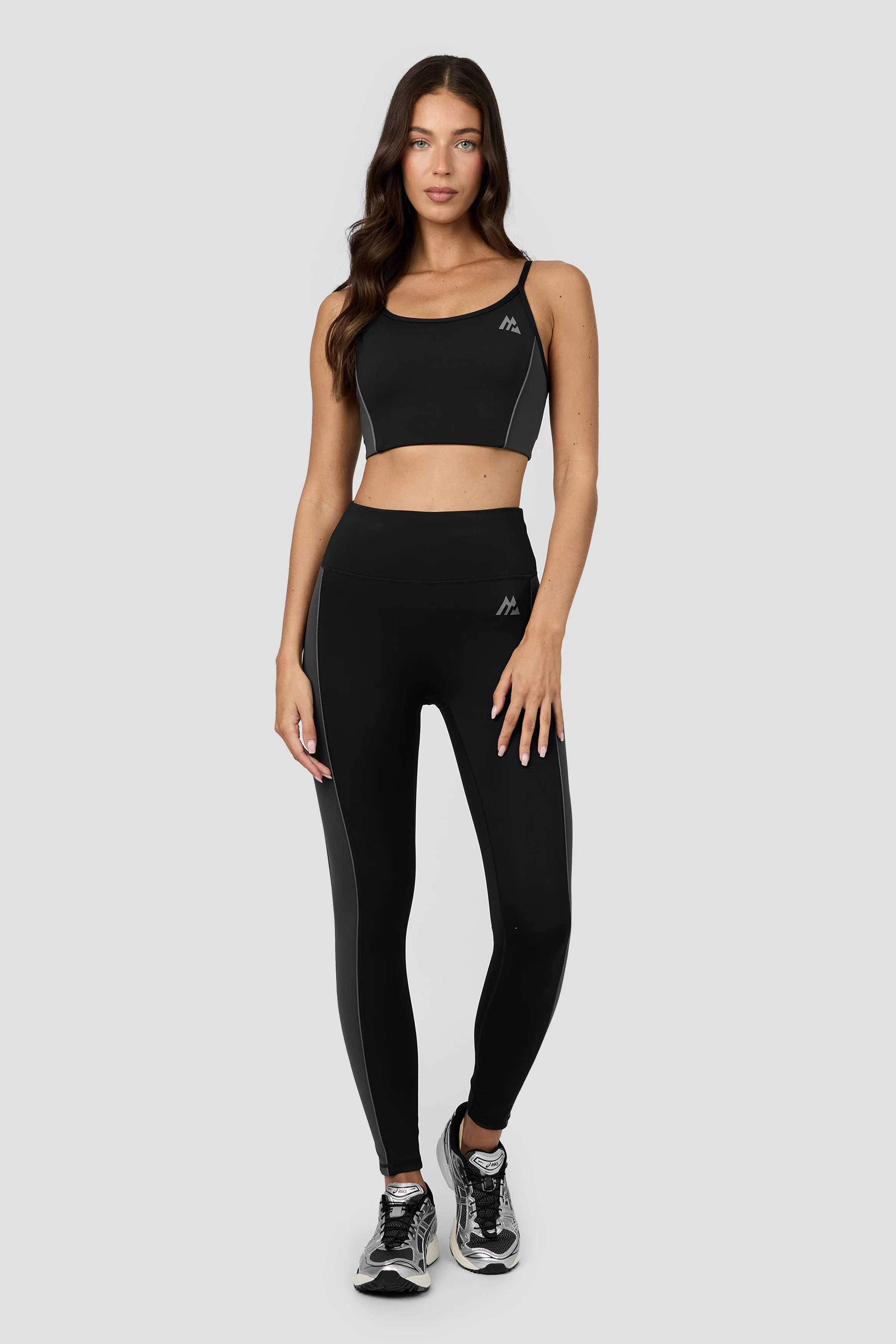 Vitality Sports Bra - Black/Asphalt - Image 3