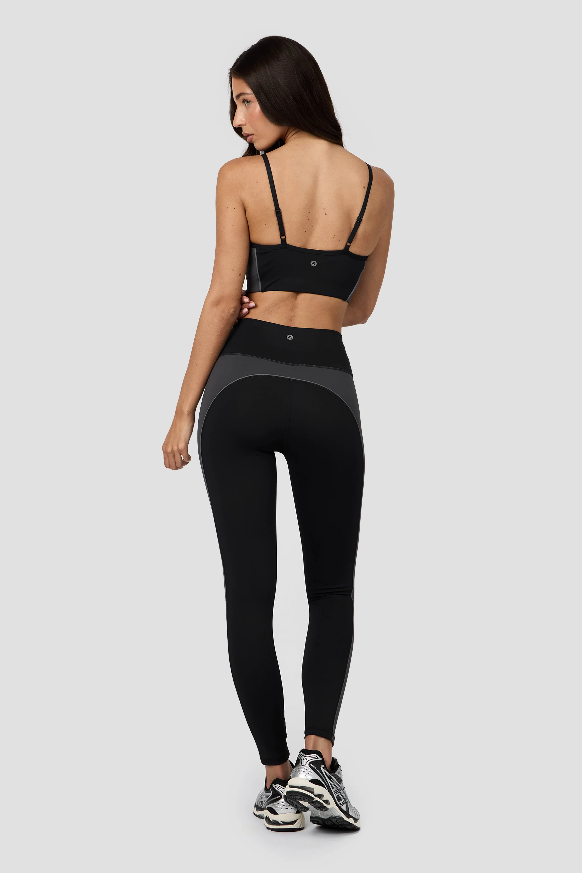 Vitality Sports Bra - Black/Asphalt - Image 4