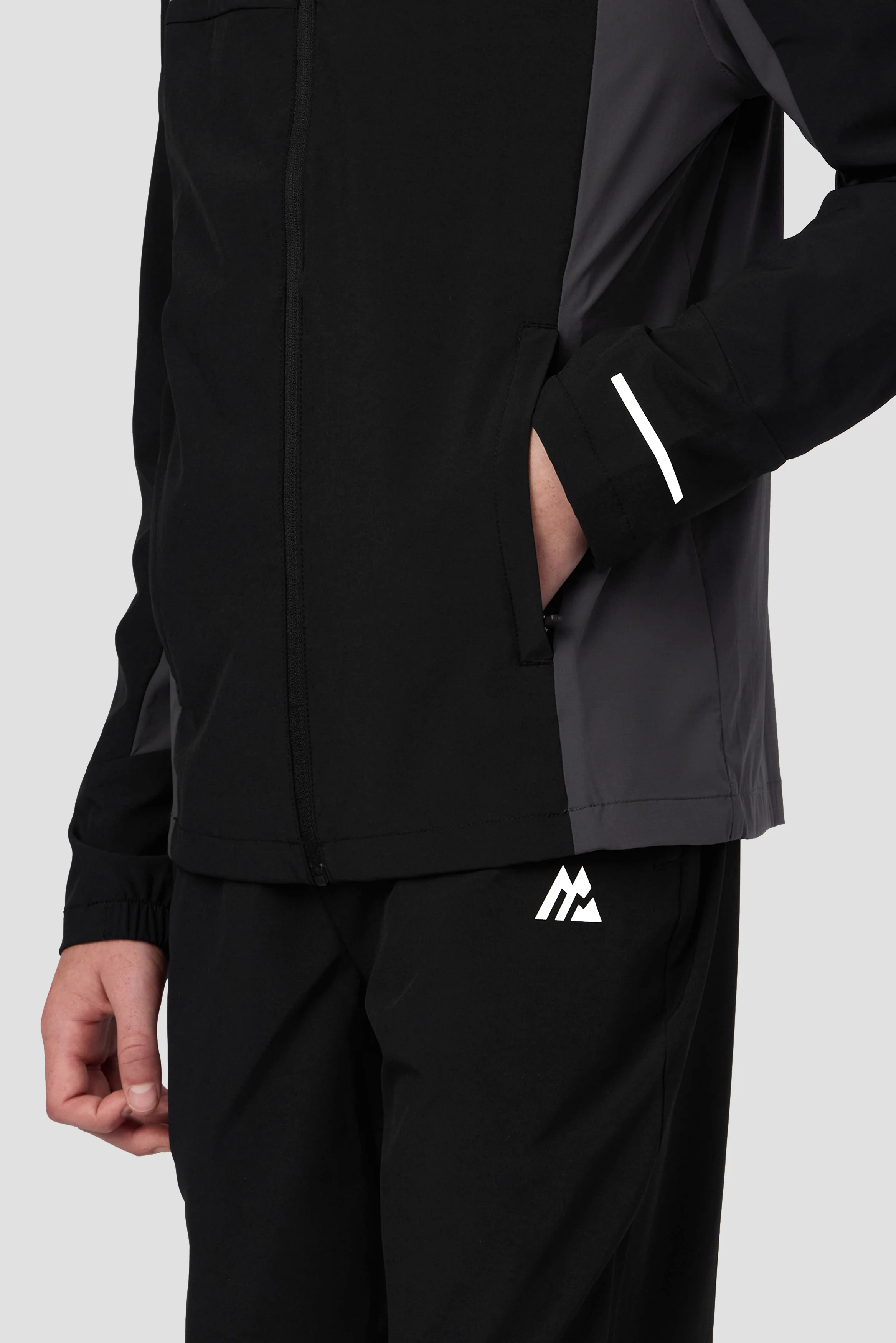 Boys Vortex Jacket - Black/Asphalt - Image 6