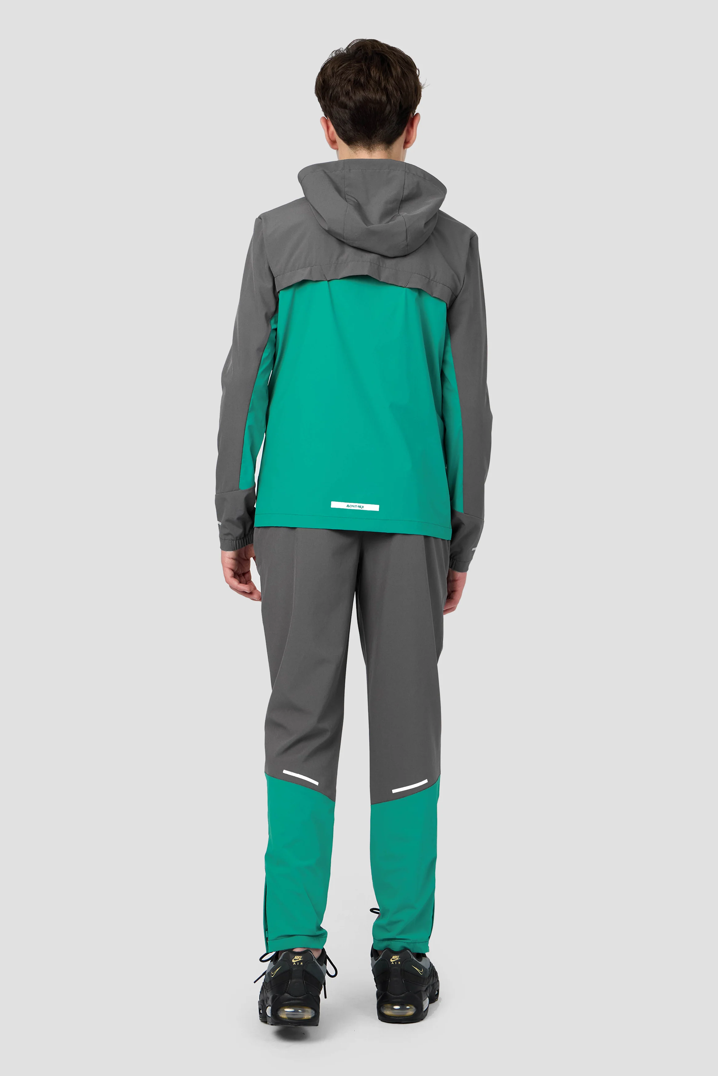 Boys Vortex Jacket - Cement Grey/Atlas - Image 4