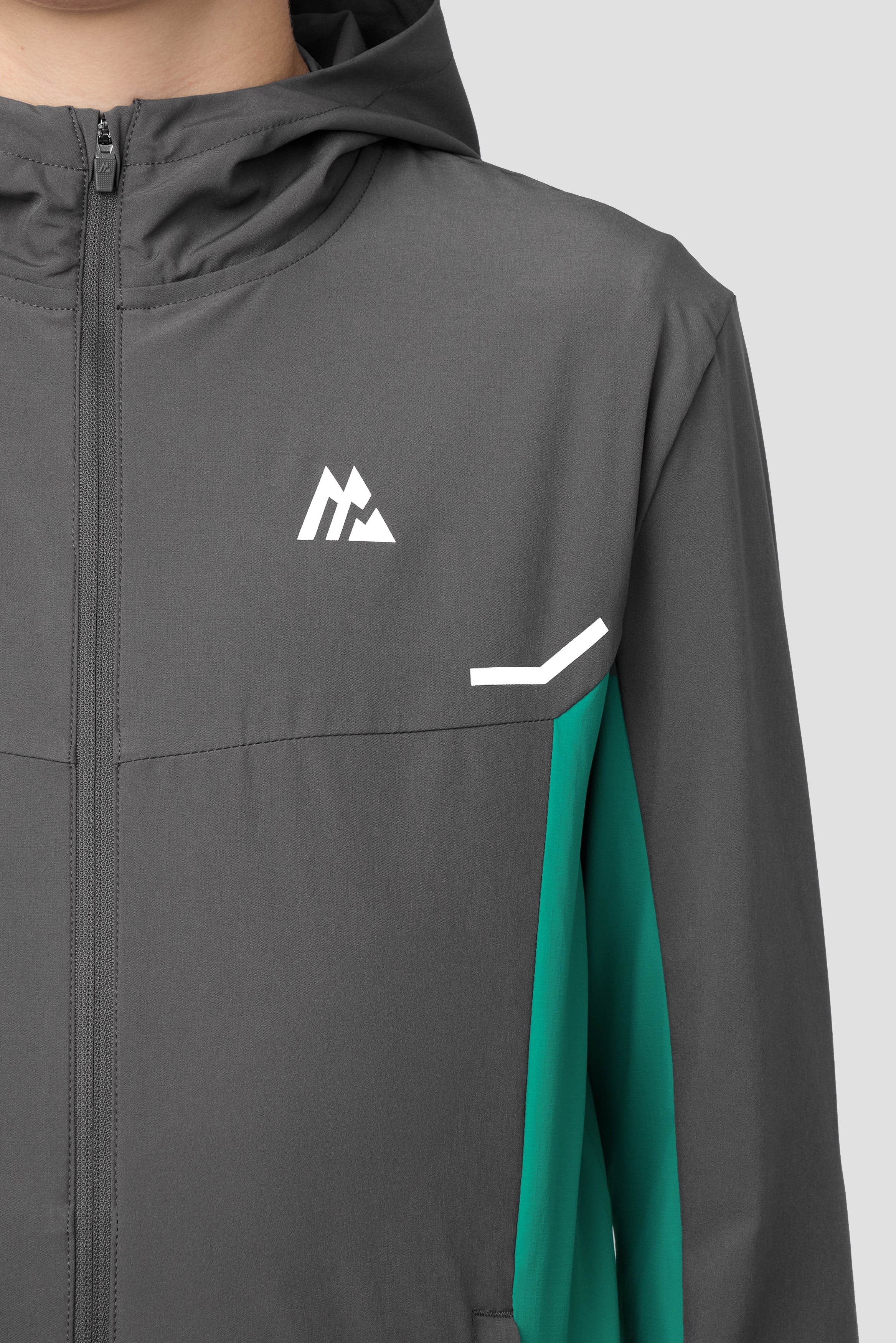 Boys Vortex Jacket - Cement Grey/Atlas - Image 6