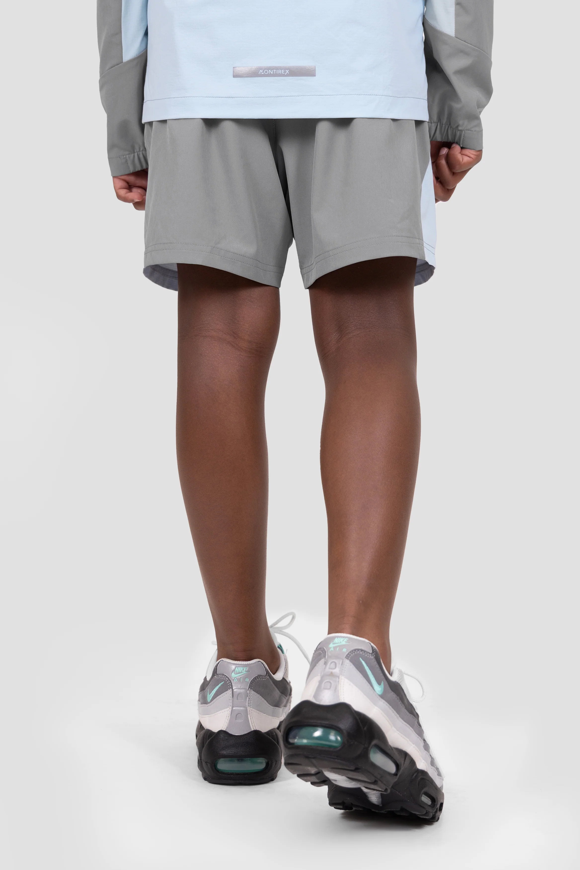 Boys Vortex Short - Platinum Grey/Summer Mist - Image 4